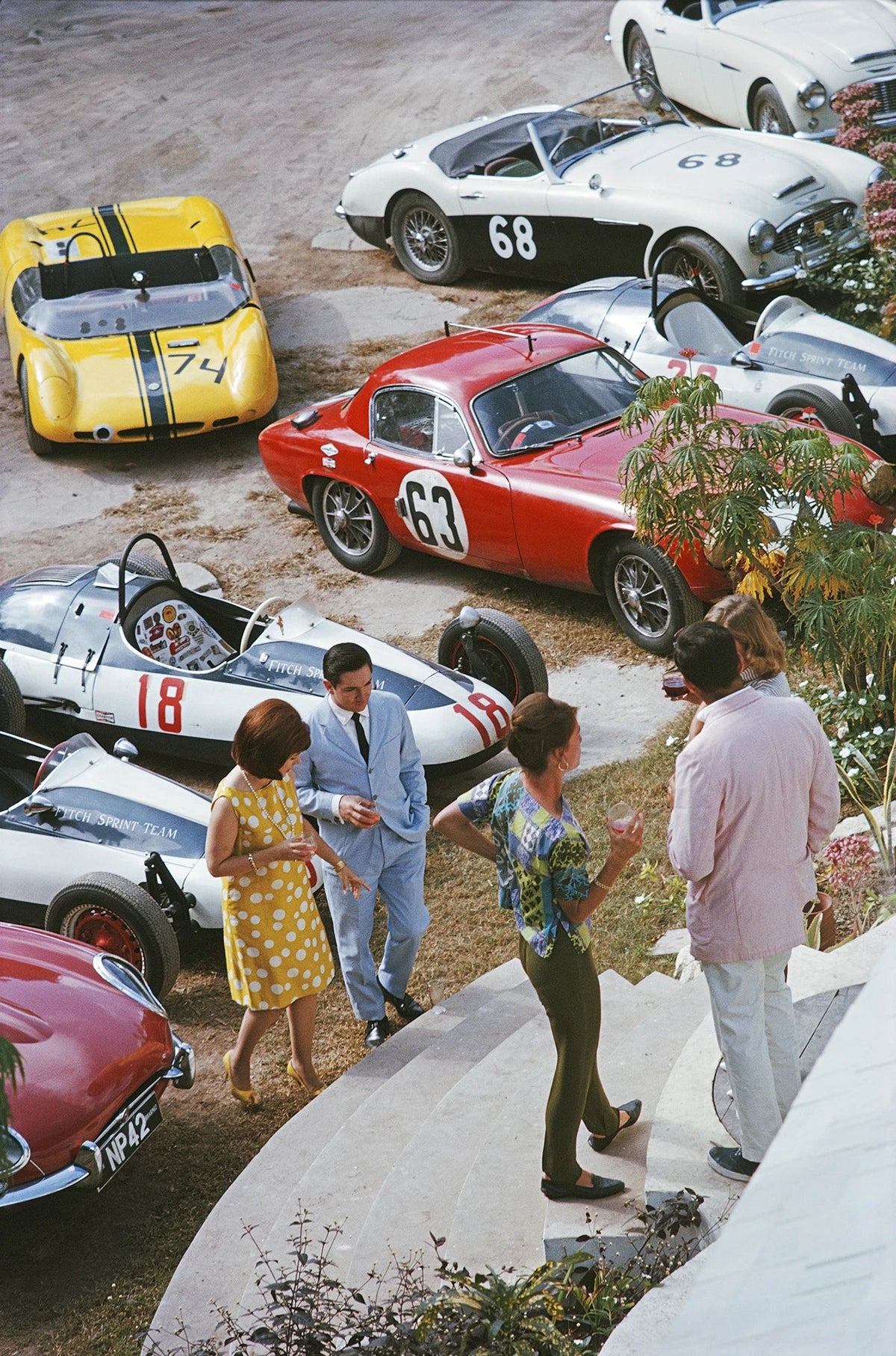 The Bahamas Speed Week in Nassau, 1963. Slim Aarons photograph.