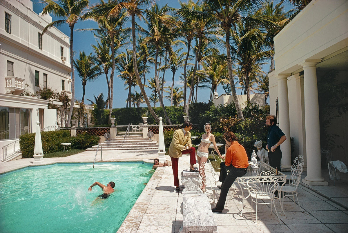 Posing By The Pool