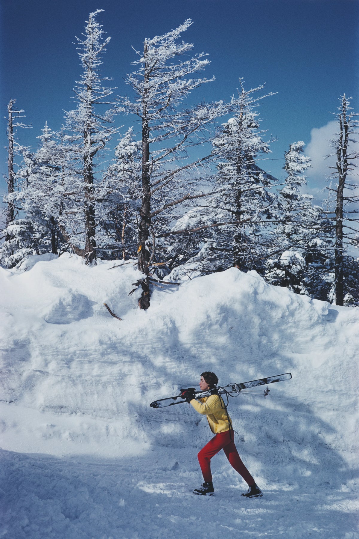 Skier In Vermont