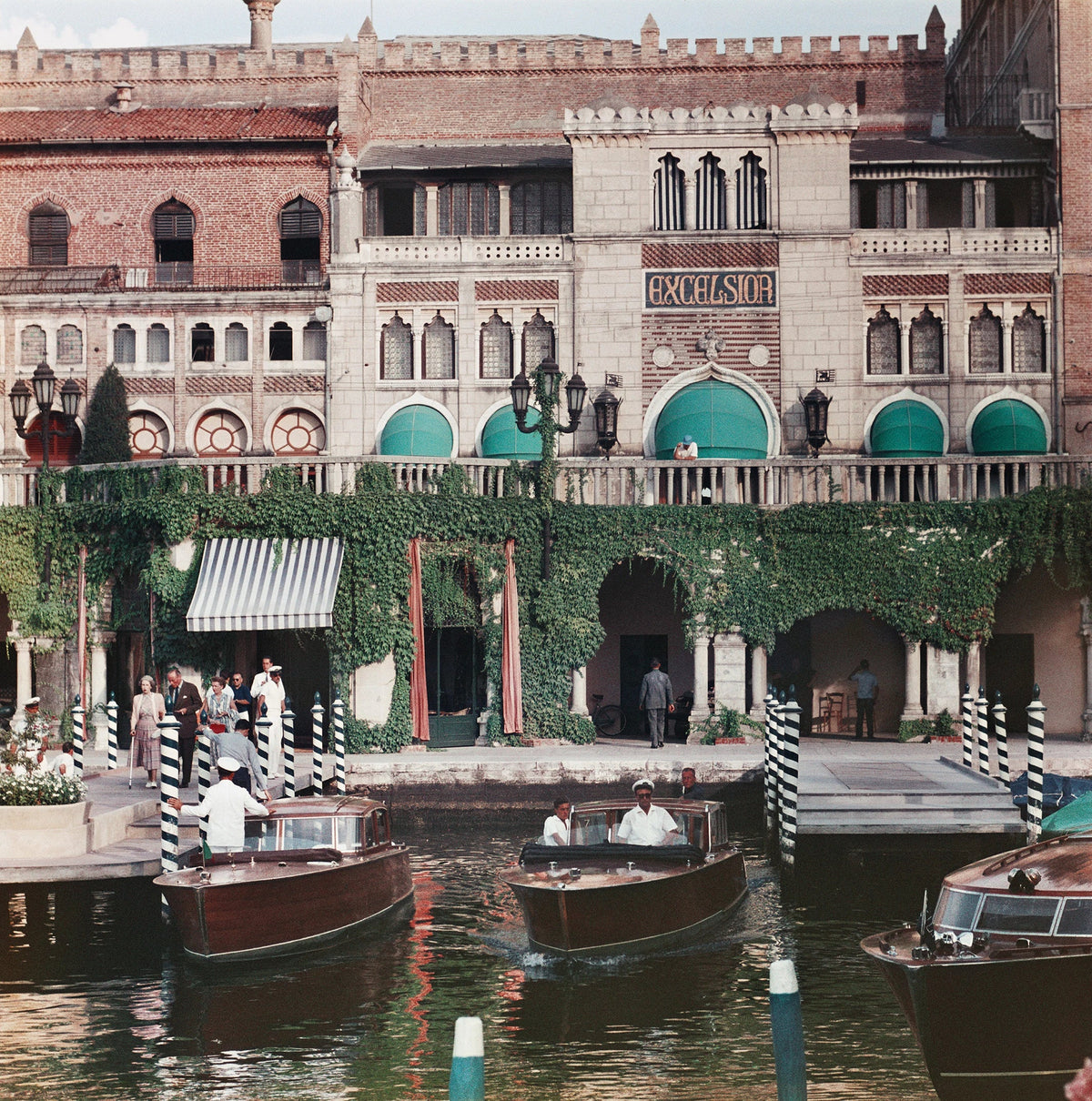 The Westin Excelsior Hotel on the Lido in Venice, 1957. Slim Aarons photograph.