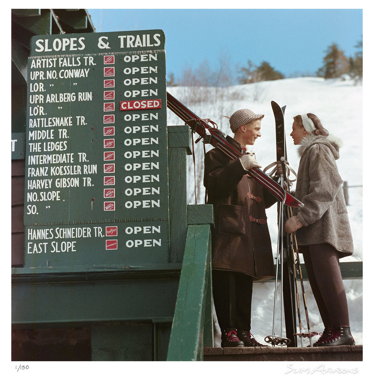 slopes trails - Slim Aarons - Limited Edition - Estate Stamped - Photography - Getty Images