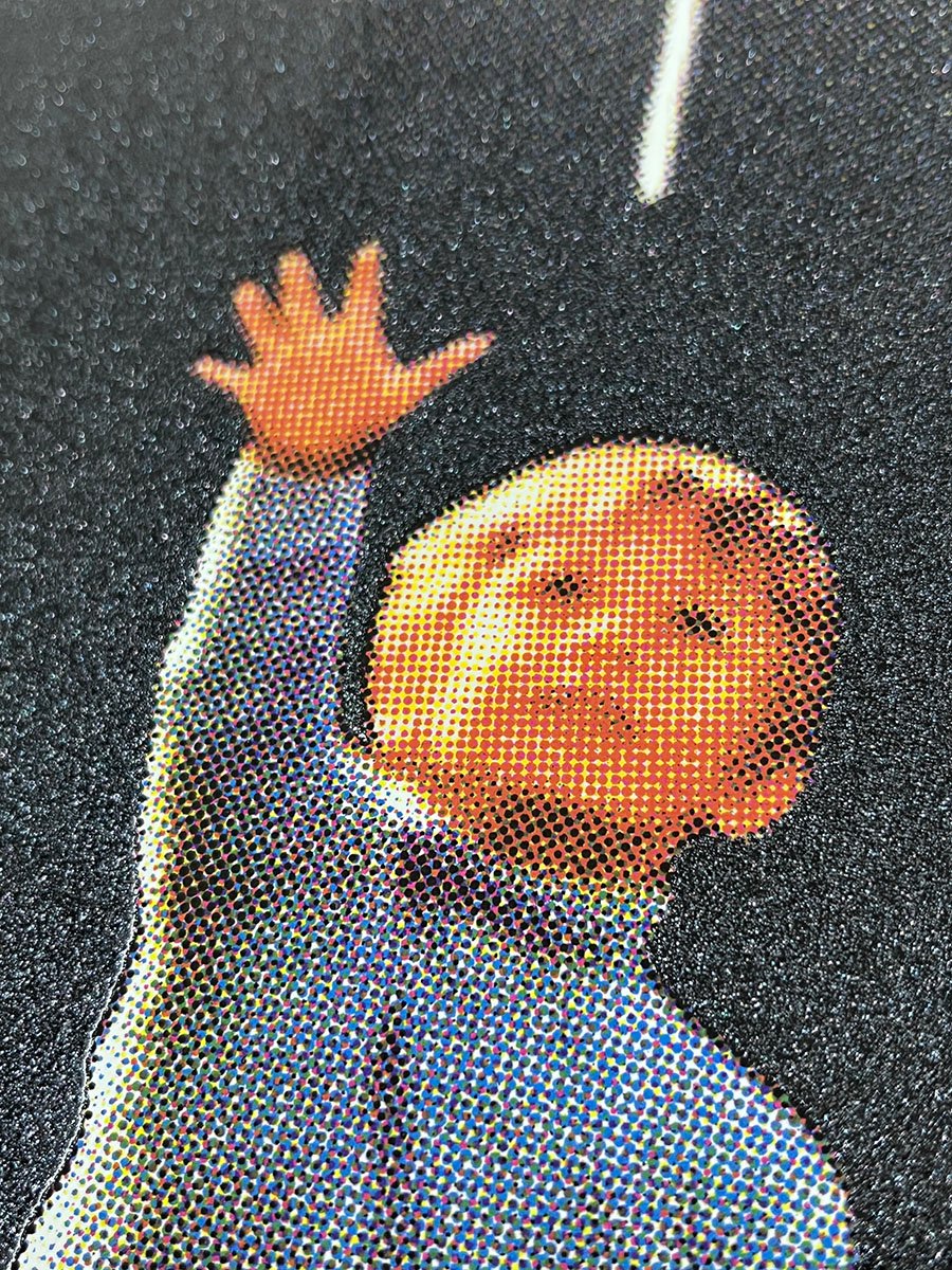 Small Steps by Joe Webb, a limited edition 6 colour silkscreen print on somerset enhanced velvet 410gsm paper from 2023