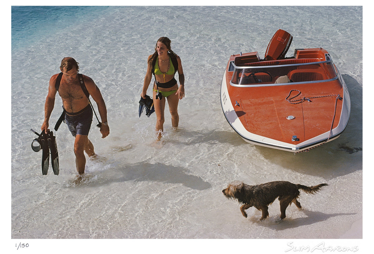 snorkelling holiday - Slim Aarons - Limited Edition - Estate Stamped - Photography - Getty Images
