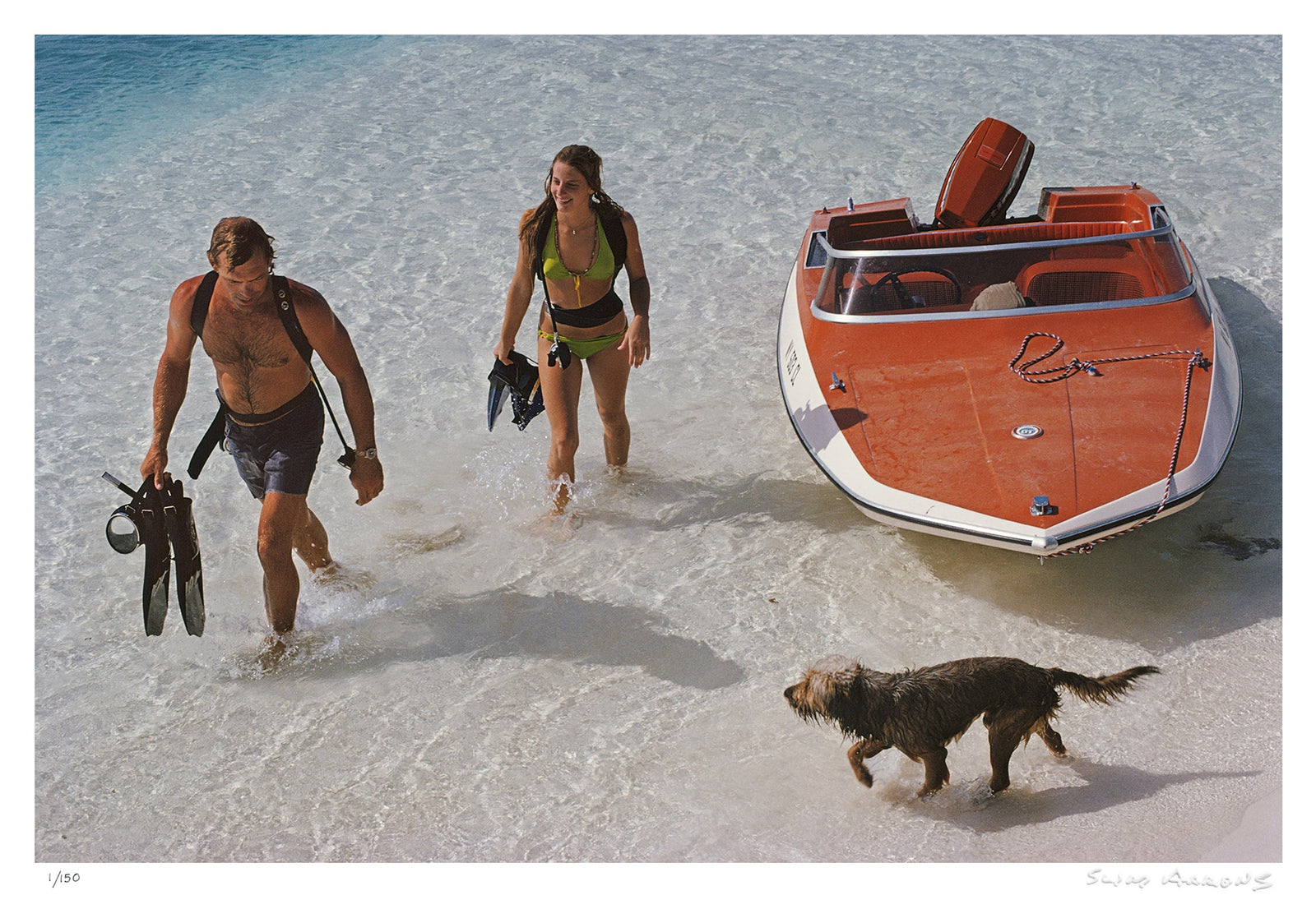snorkelling holiday - Slim Aarons - Limited Edition - Estate Stamped - Photography - Getty Images