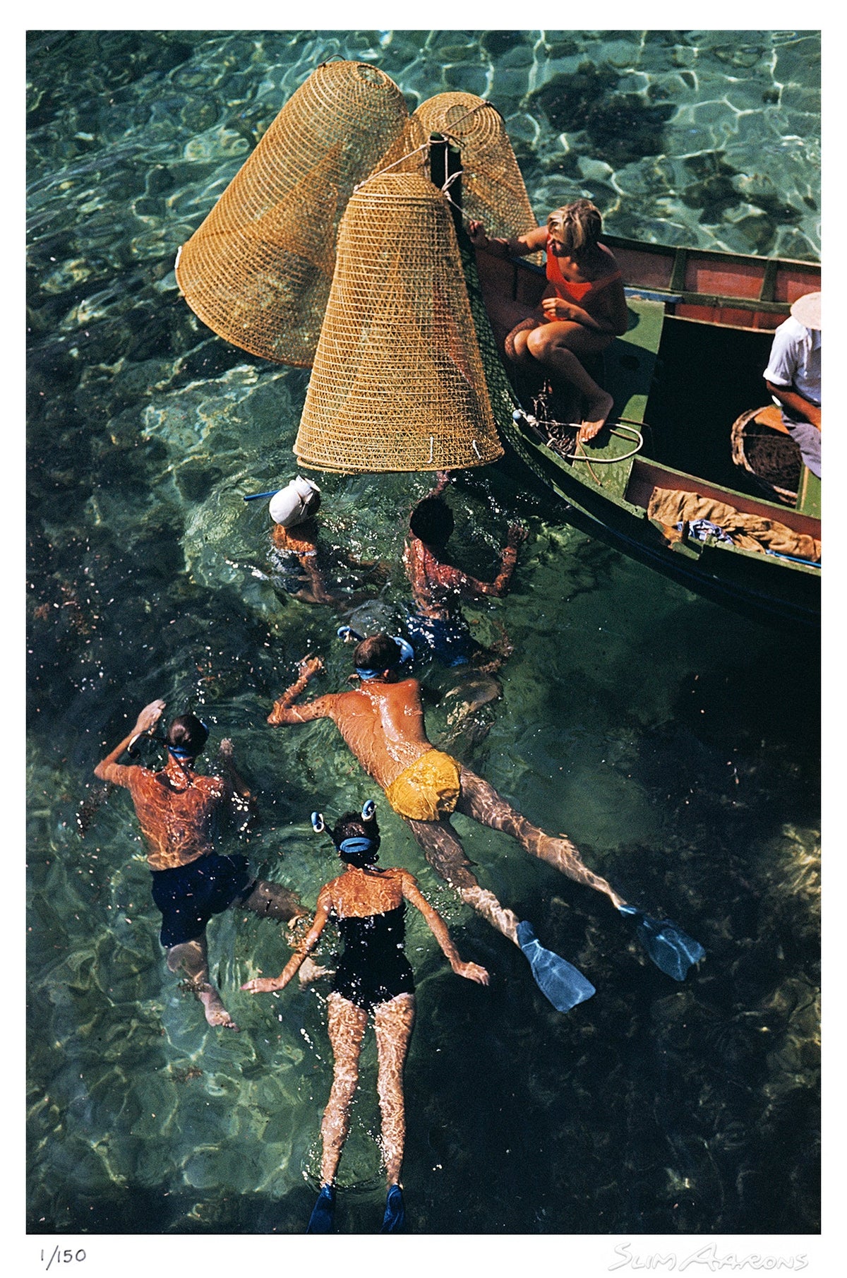 snorkelling in malta - Slim Aarons - Limited Edition - Estate Stamped - Photography - Getty Images