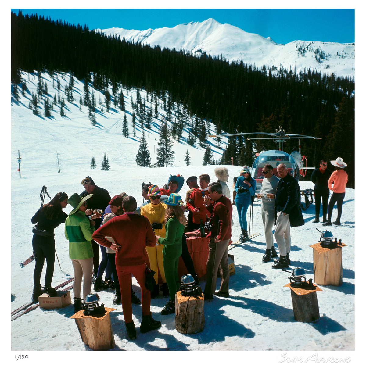 snowmass picnic - Slim Aarons - Limited Edition - Estate Stamped - Photography - Getty Images
