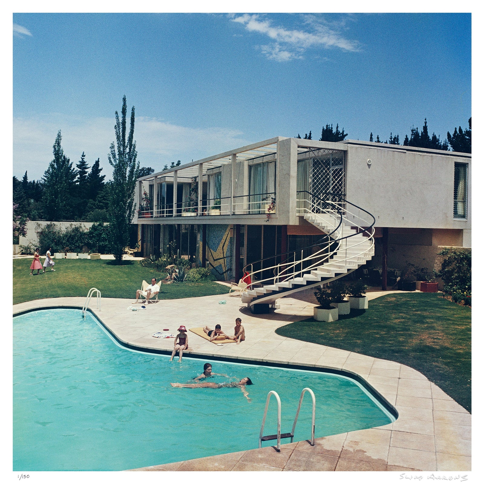 south africa swimming pool - Slim Aarons - Limited Edition - Estate Stamped - Photography - Getty Images