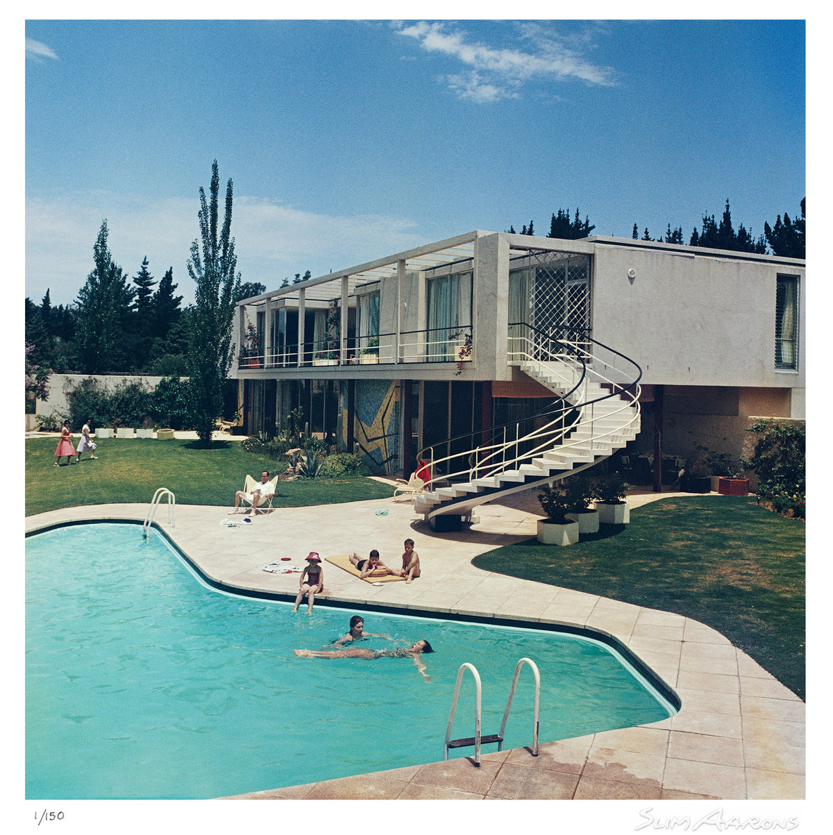 south africa swimming pool - Slim Aarons - Limited Edition - Estate Stamped - Photography - Getty Images