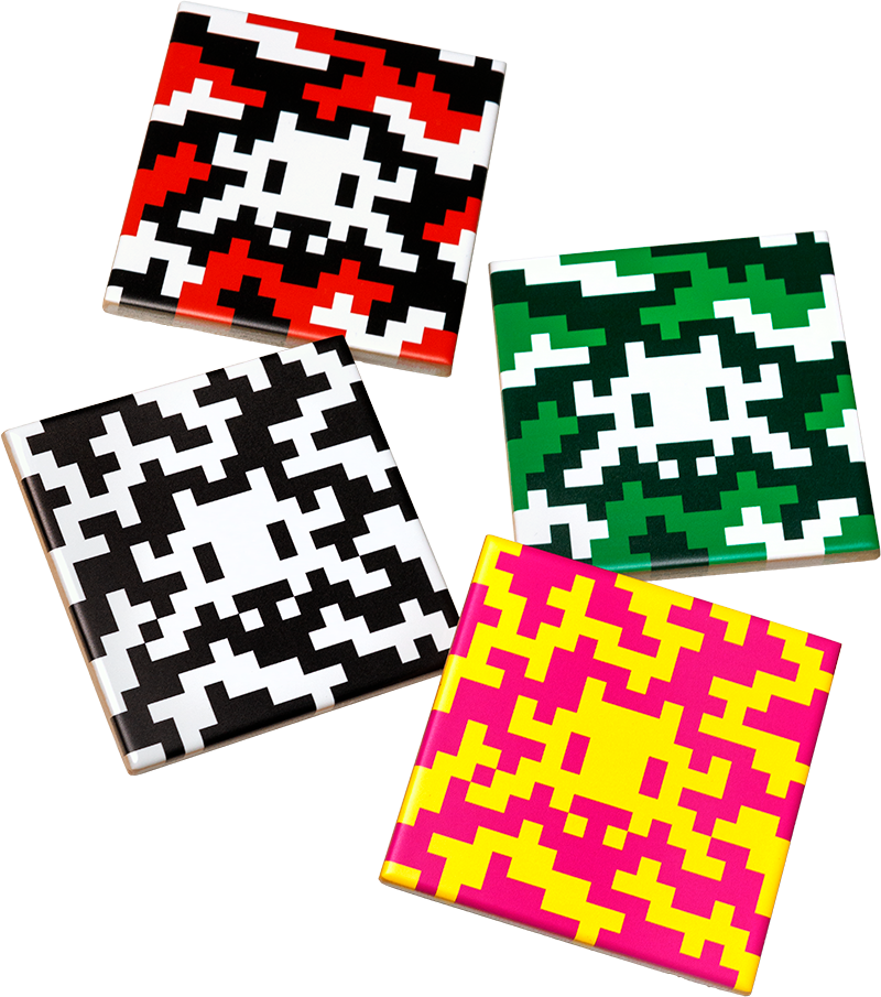 Camo Space Tiles Set