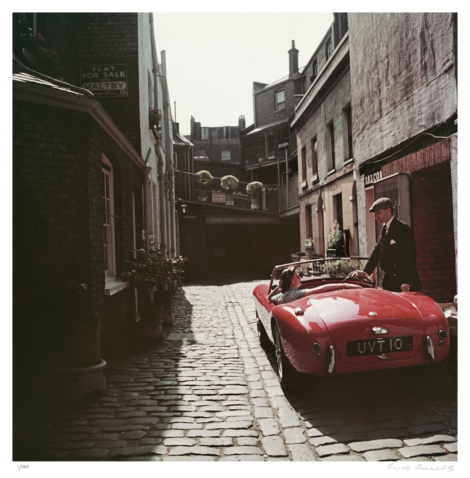 sports car couple - Slim Aarons - Limited Edition - Estate Stamped - Photography - Getty Images