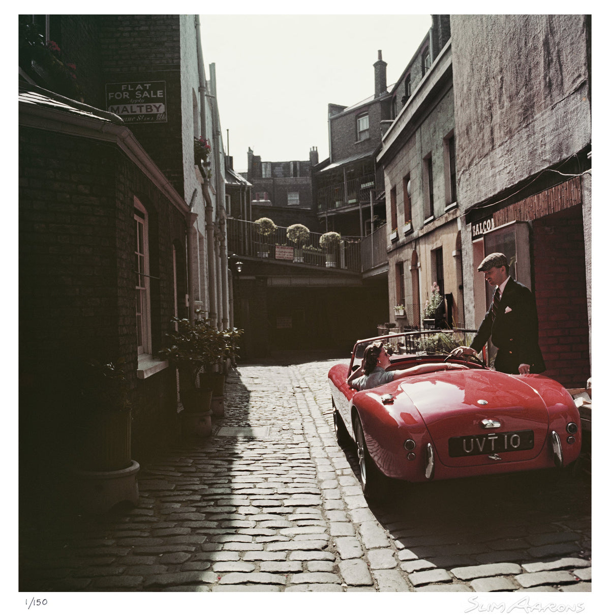 sports car couple - Slim Aarons - Limited Edition - Estate Stamped - Photography - Getty Images