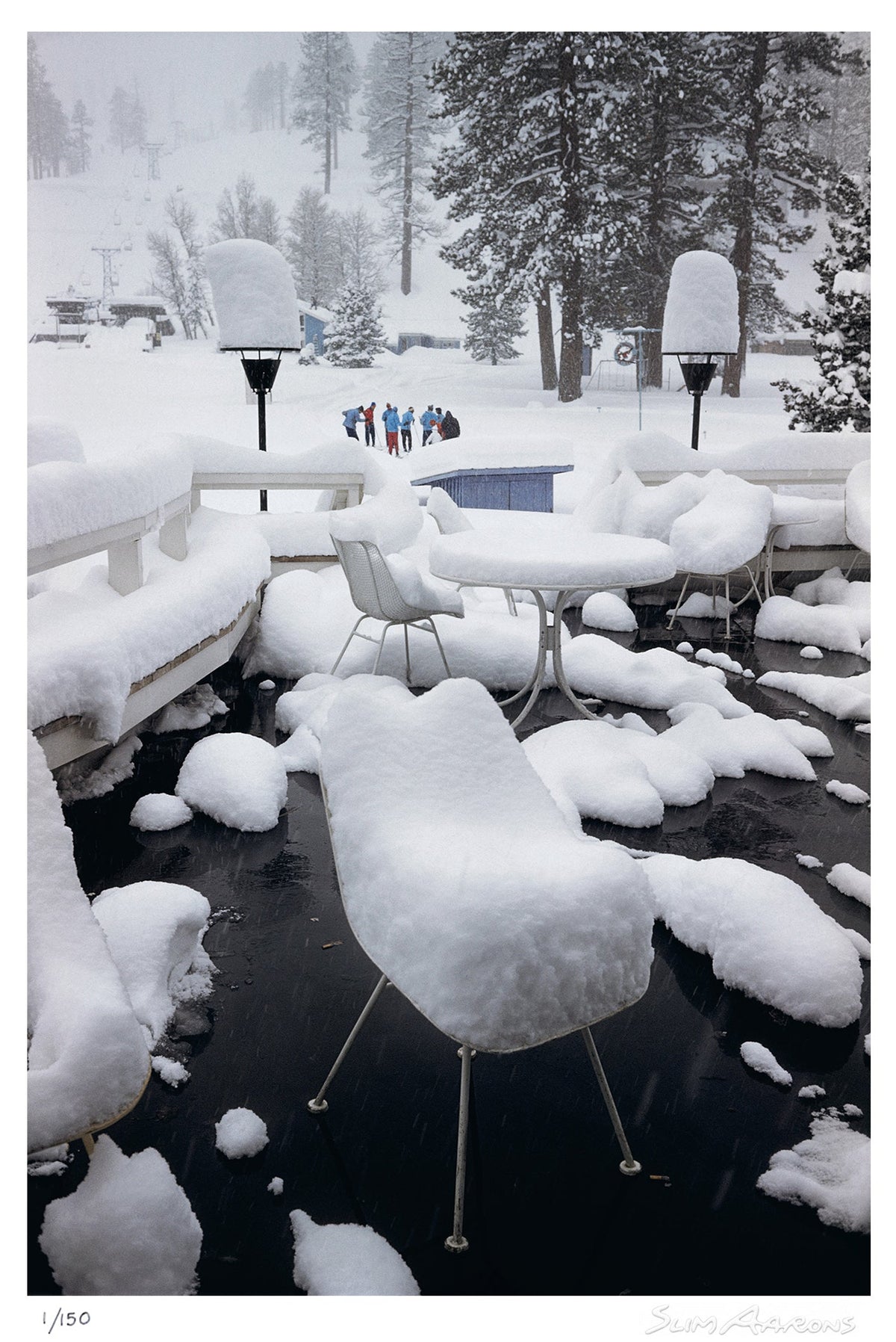squaw valley snow - Slim Aarons - Limited Edition - Estate Stamped - Photography - Getty Images