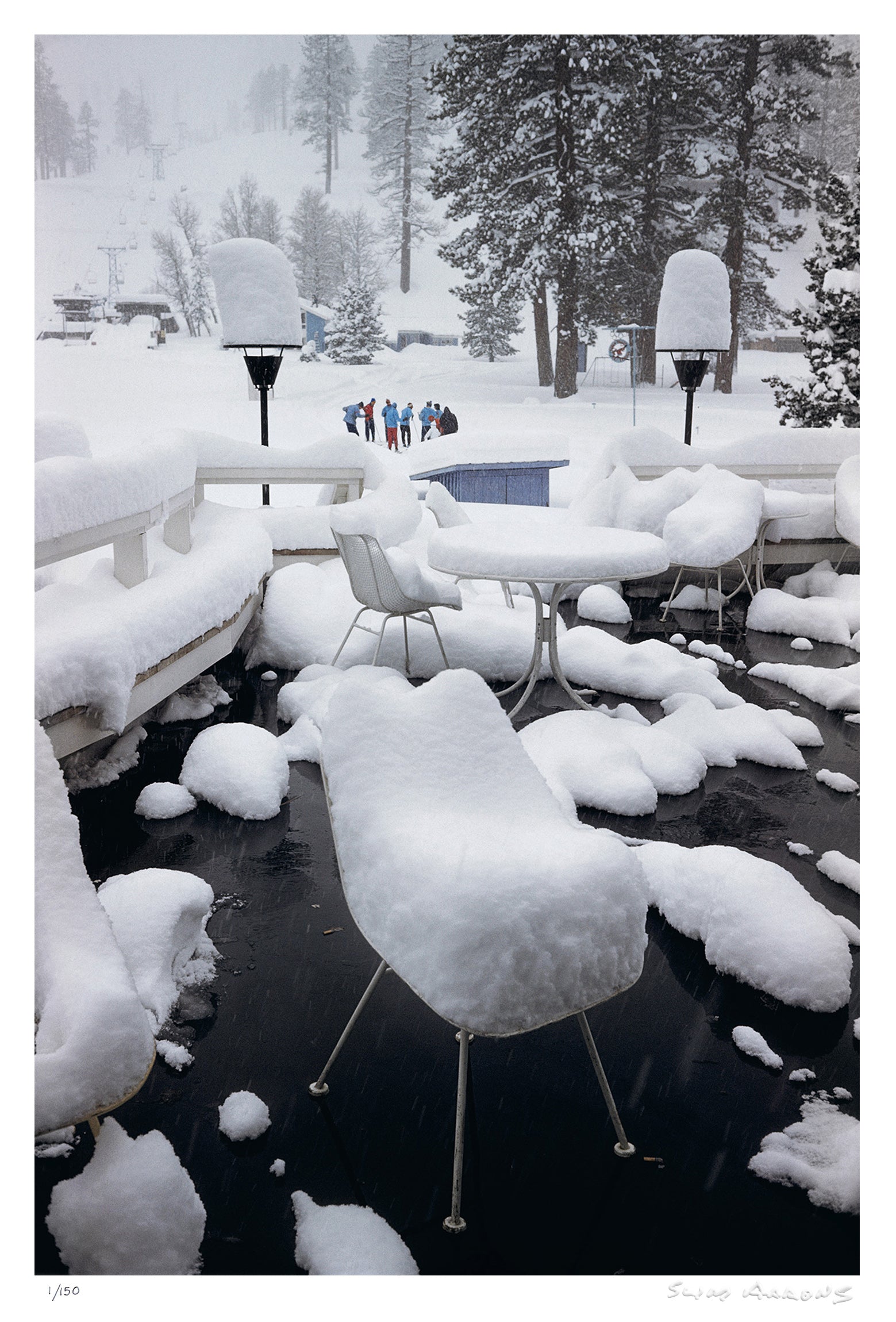 squaw valley snow - Slim Aarons - Limited Edition - Estate Stamped - Photography - Getty Images