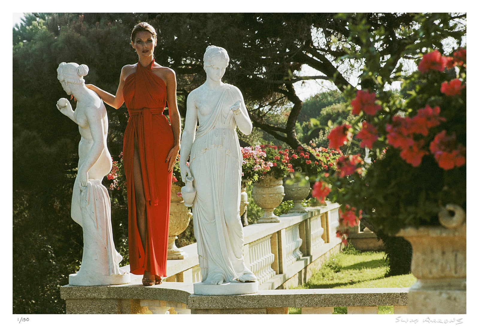 st tropez garden - Slim Aarons - Limited Edition - Estate Stamped - Photography - Getty Images