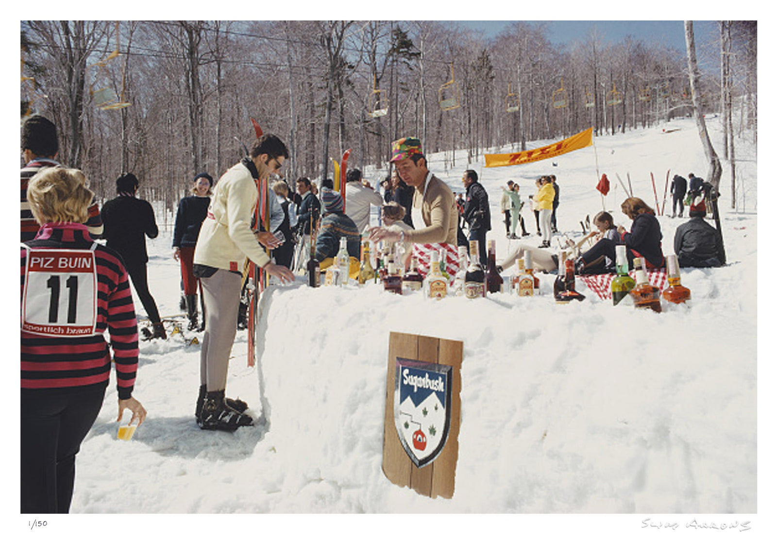 sugarbush skiing 1 - Slim Aarons - Limited Edition - Estate Stamped - Photography - Getty Images