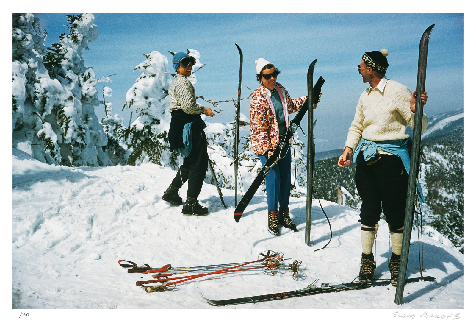 sugarbush skiing - Slim Aarons - Limited Edition - Estate Stamped - Photography - Getty Images