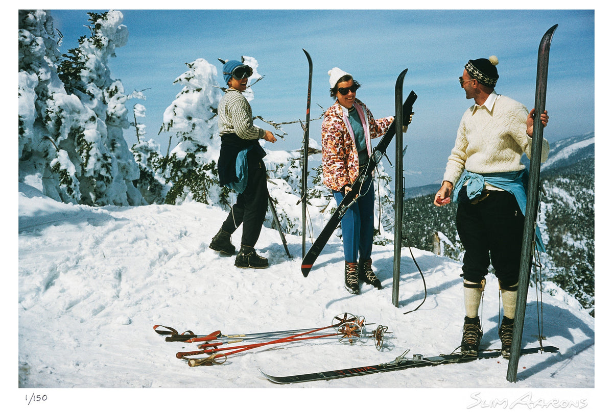 sugarbush skiing - Slim Aarons - Limited Edition - Estate Stamped - Photography - Getty Images