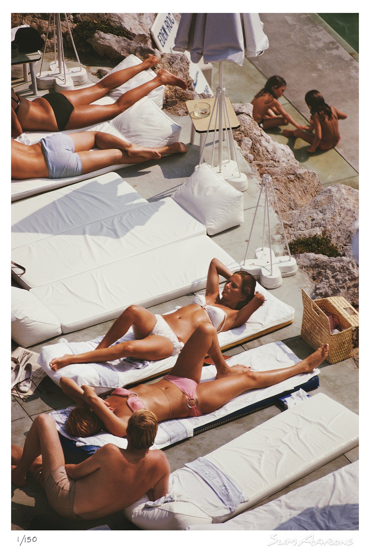 sunbathers at eden roc - Slim Aarons - Limited Edition - Estate Stamped - Photography - Getty Images