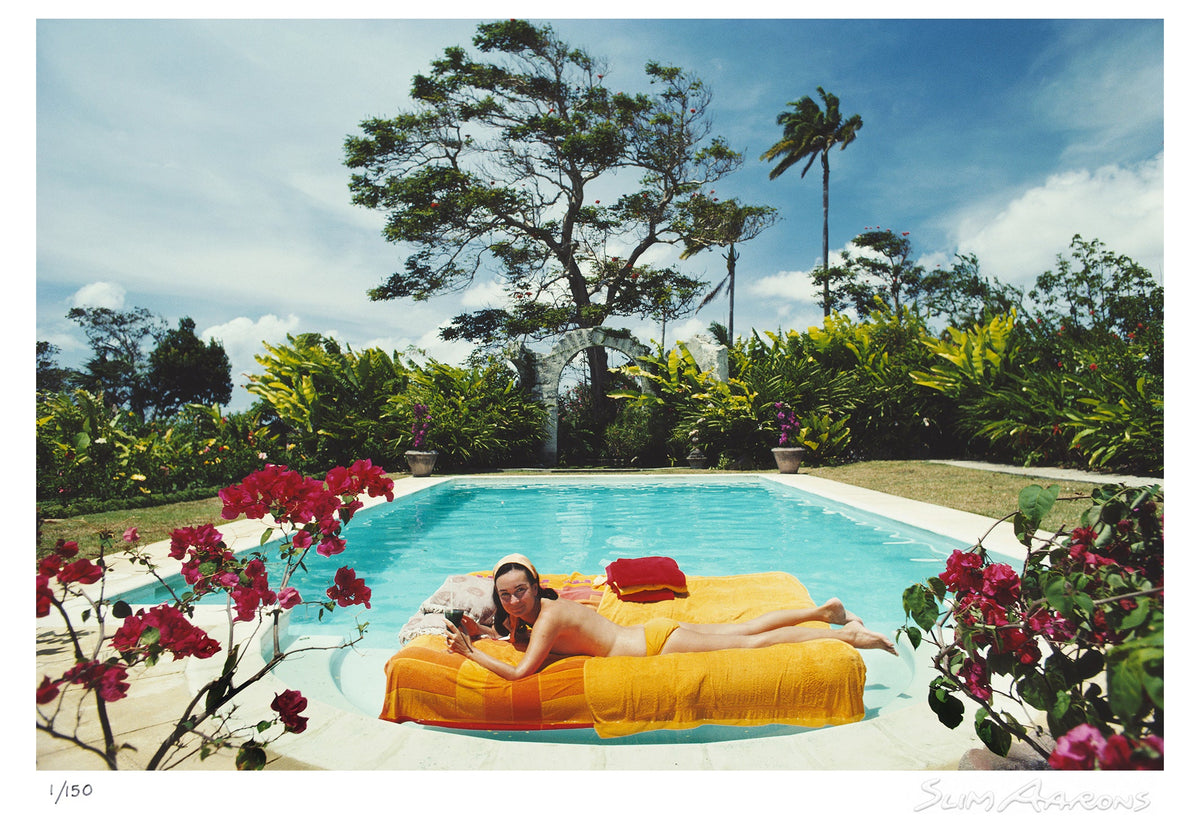 sunbathing in barbados - Slim Aarons - Limited Edition - Estate Stamped - Photography - Getty Images