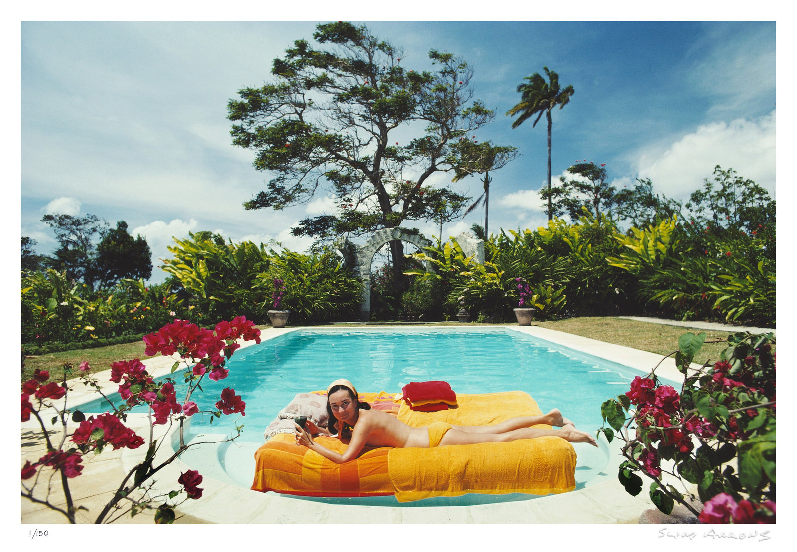 sunbathing in barbados - Slim Aarons - Limited Edition - Estate Stamped - Photography - Getty Images