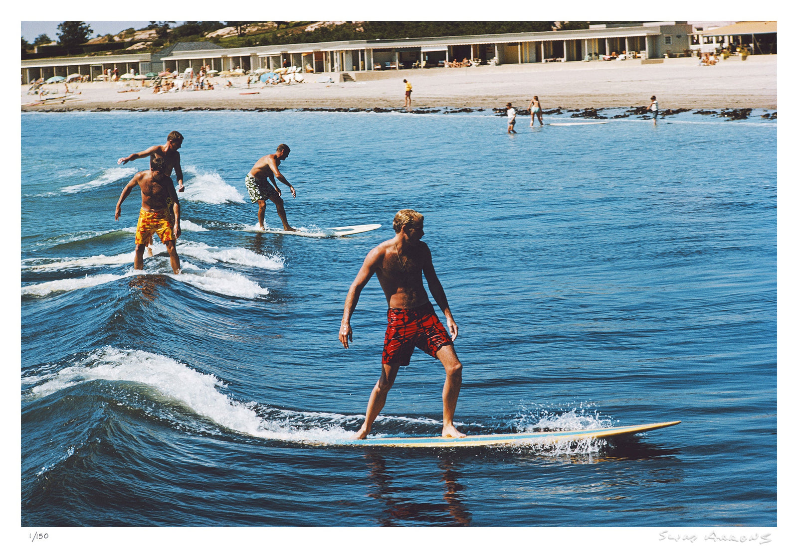 surfing brothers - Slim Aarons - Limited Edition - Estate Stamped - Photography - Getty Images