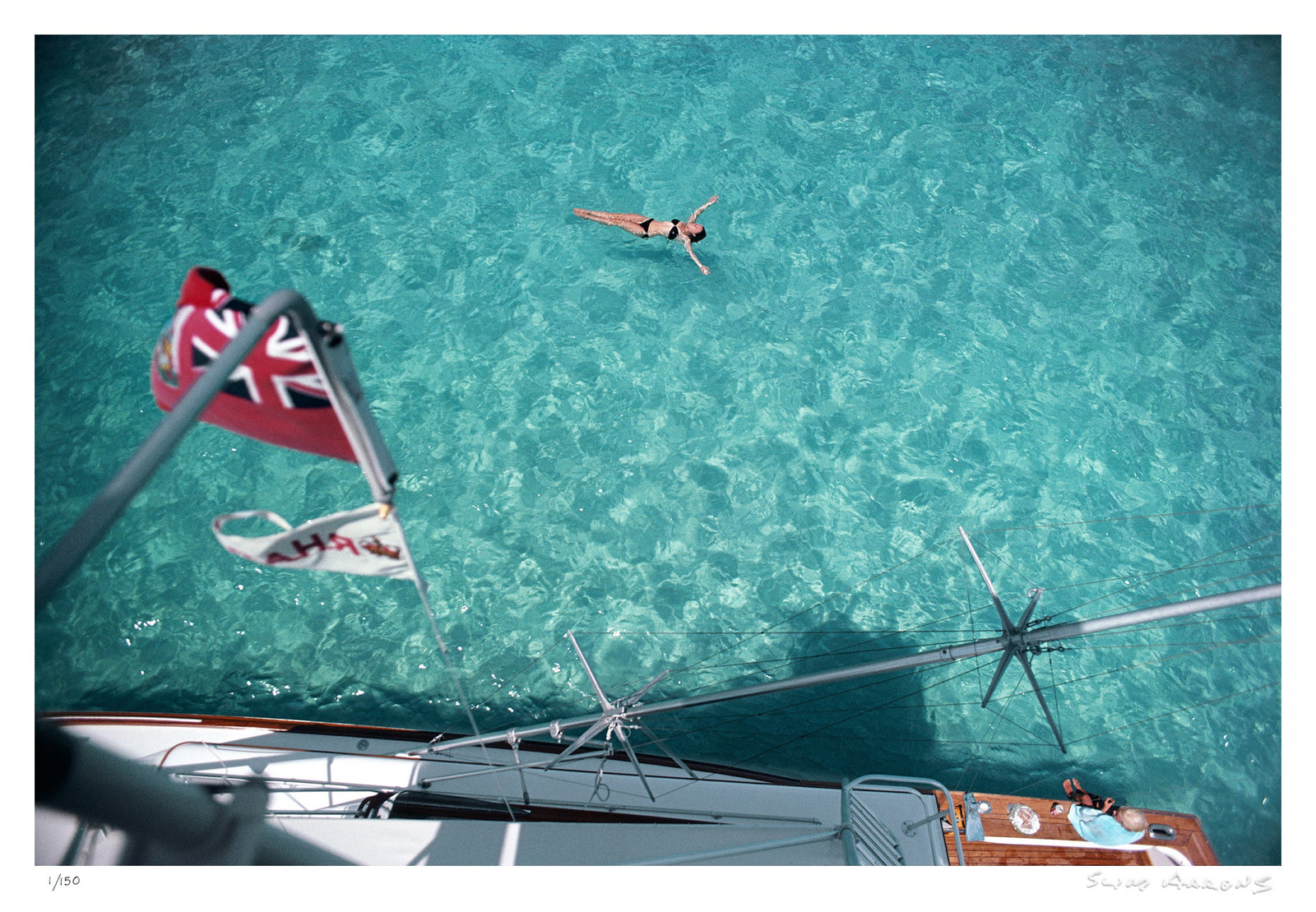 swimming in bermuda - Slim Aarons - Limited Edition - Estate Stamped - Photography - Getty Images