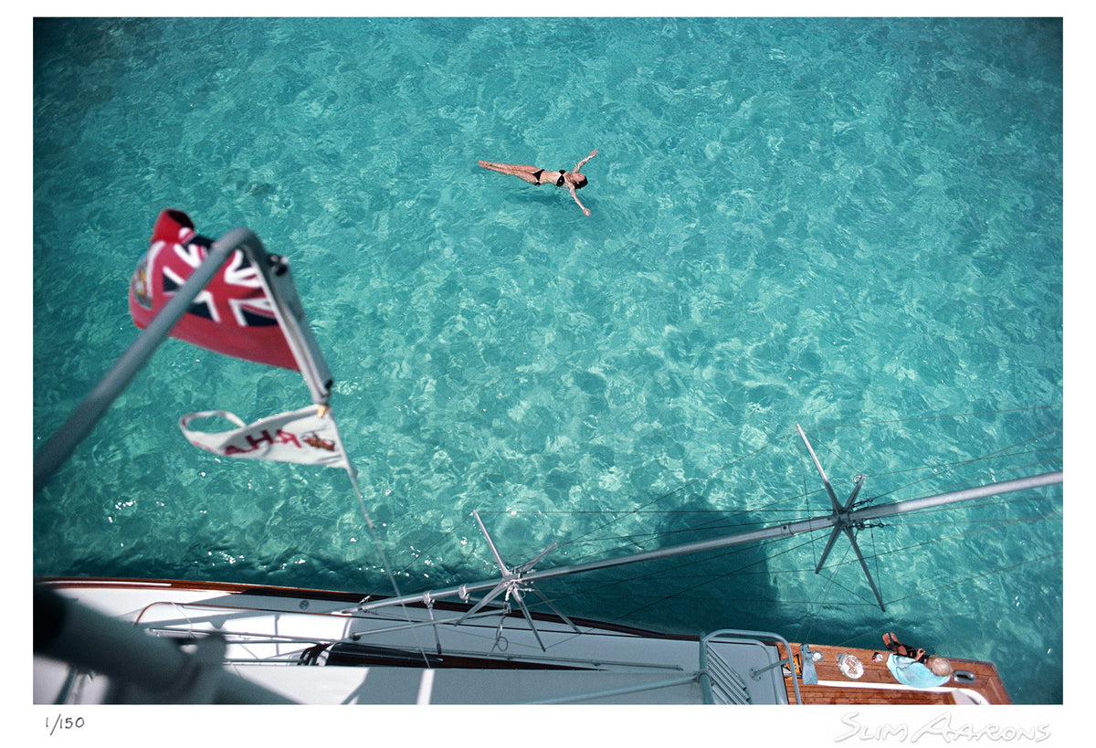 swimming in bermuda - Slim Aarons - Limited Edition - Estate Stamped - Photography - Getty Images