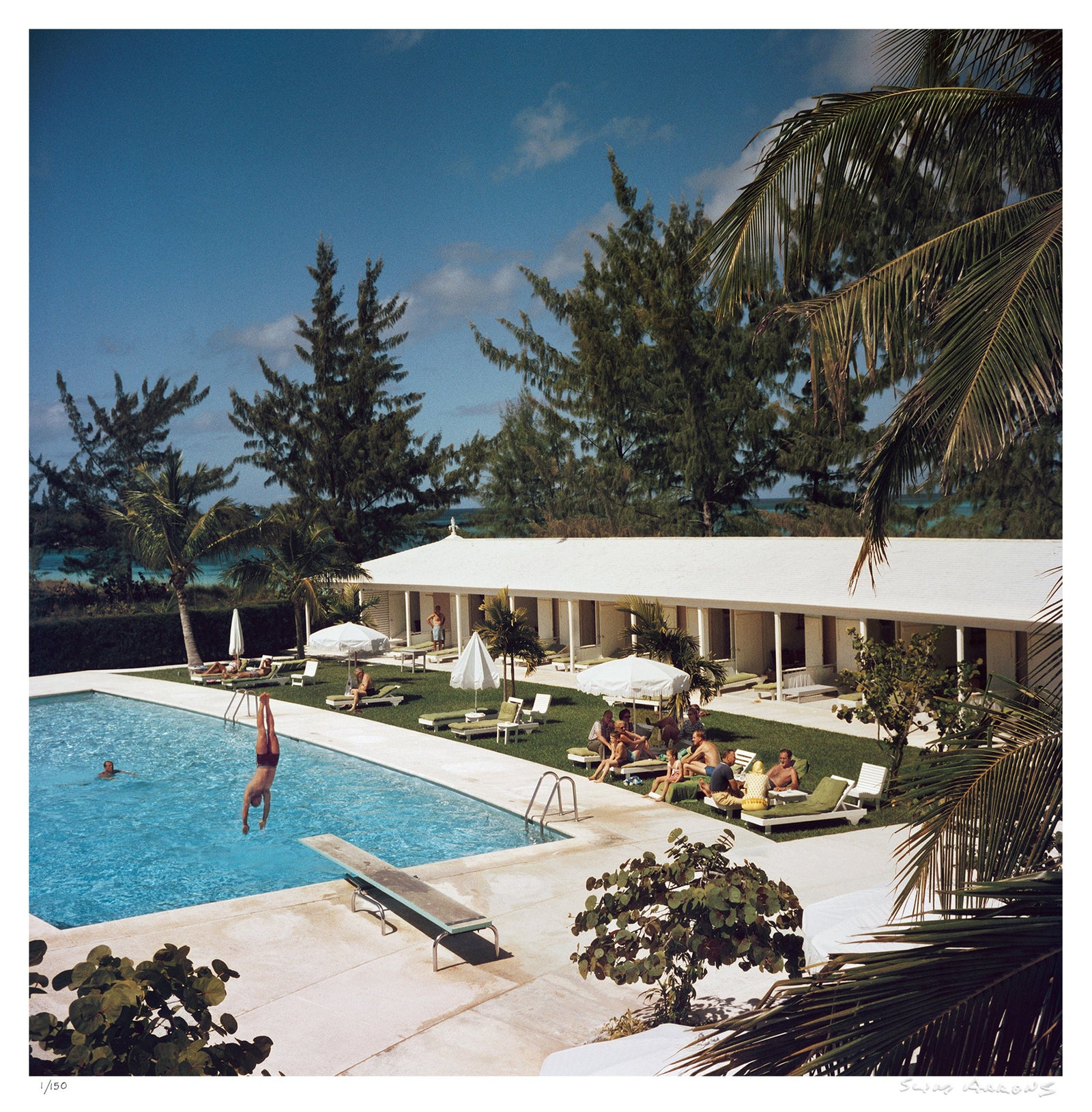 taking the plunge - Slim Aarons - Limited Edition - Estate Stamped - Photography - Getty Images