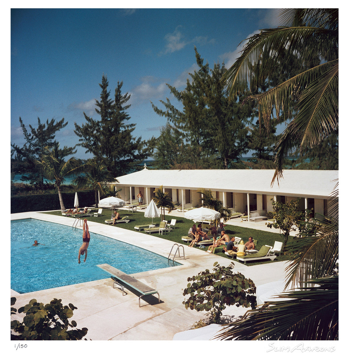 taking the plunge - Slim Aarons - Limited Edition - Estate Stamped - Photography - Getty Images