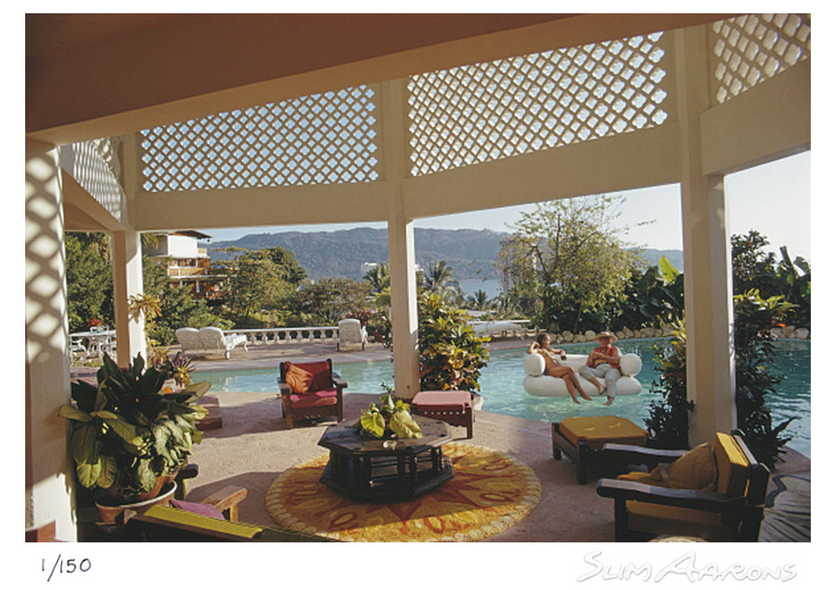 teddy stauffer in acapulco - Slim Aarons - Limited Edition - Estate Stamped - Photography - Getty Images