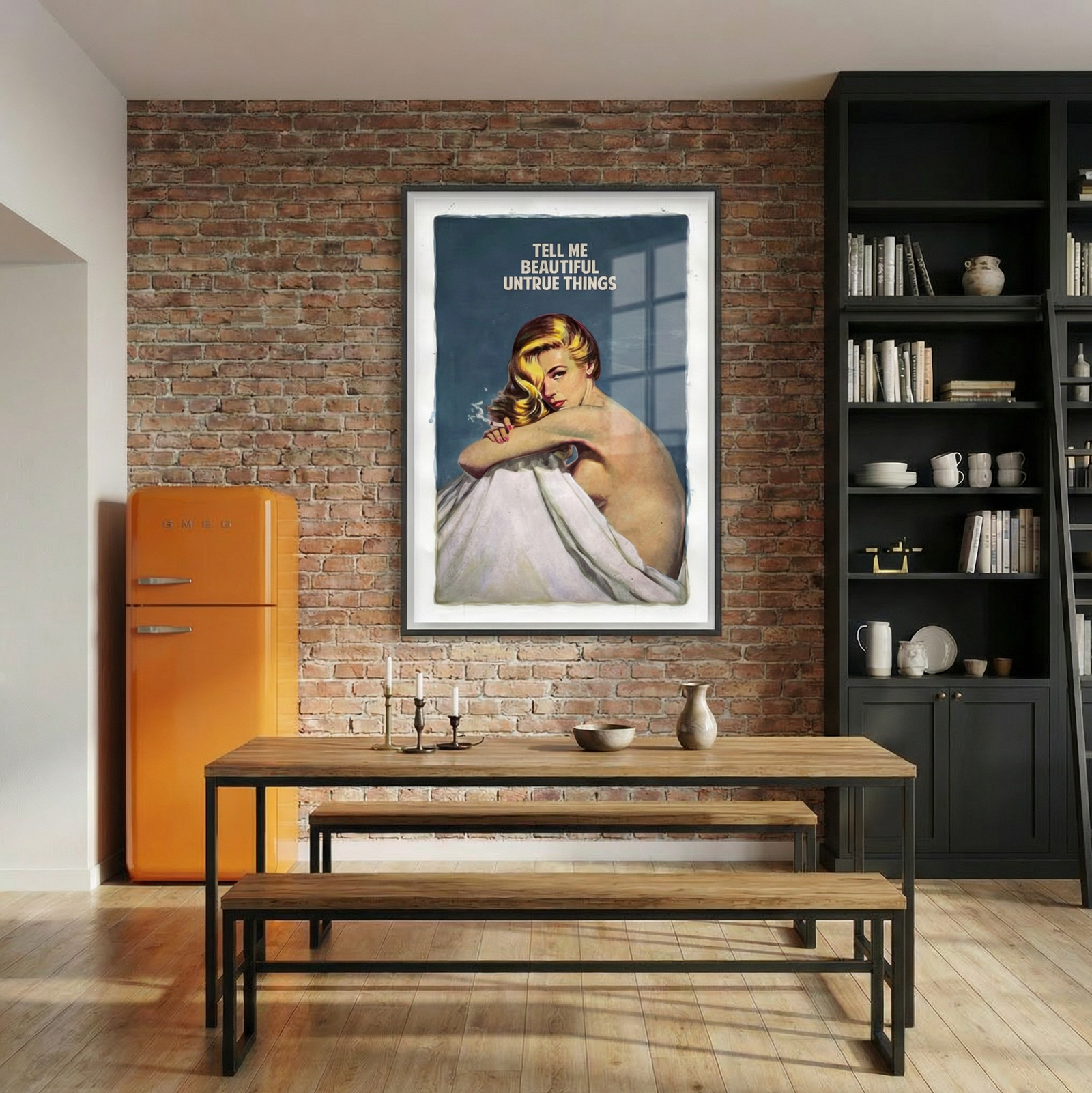 tell-me-beautiful-untrue-things-blue-The Connor Brothers-Limited Edition Art Print-1062x1660