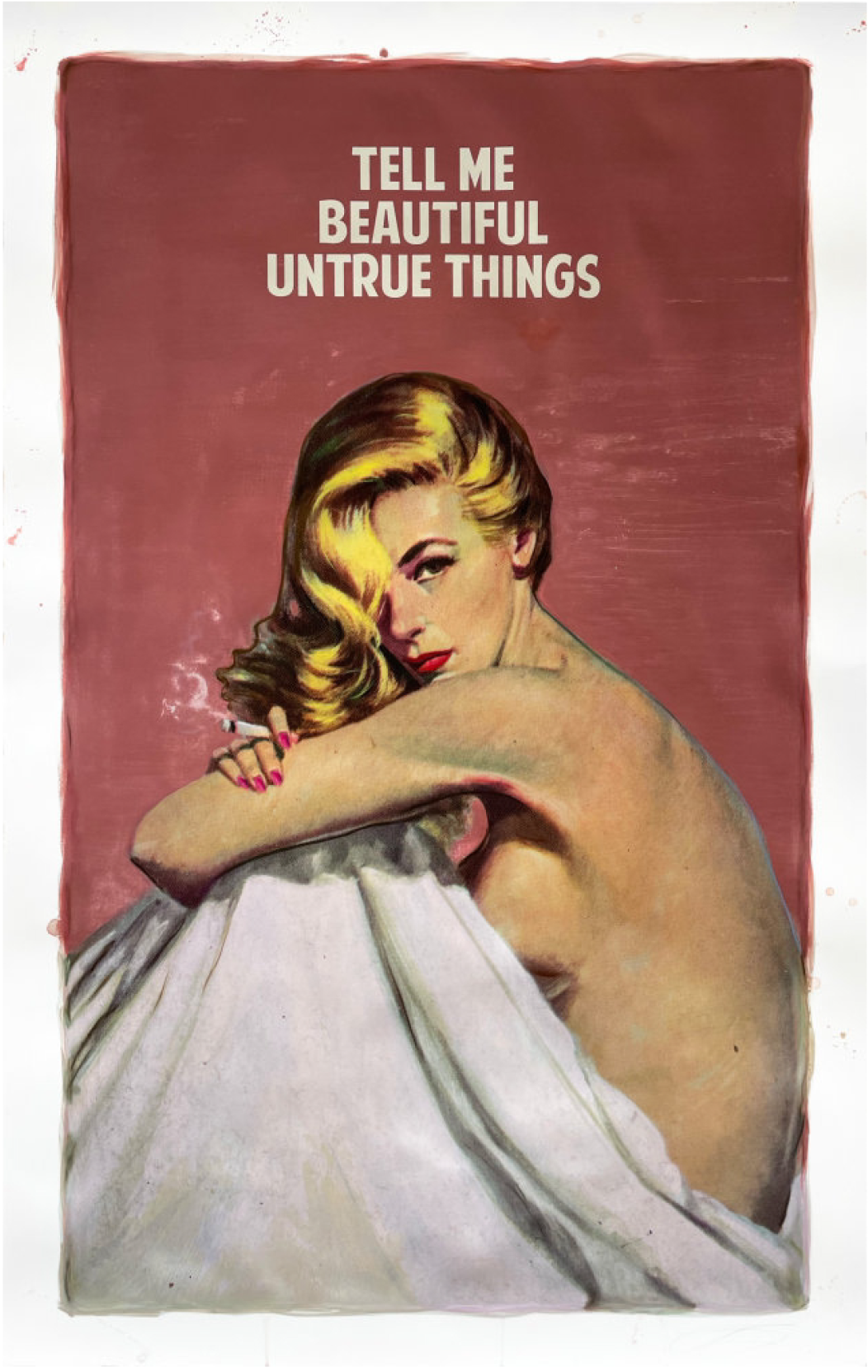 tell-me-beautiful-untrue-things-burnt-pink-The Connor Brothers-Limited Edition Art Print-1052x1662