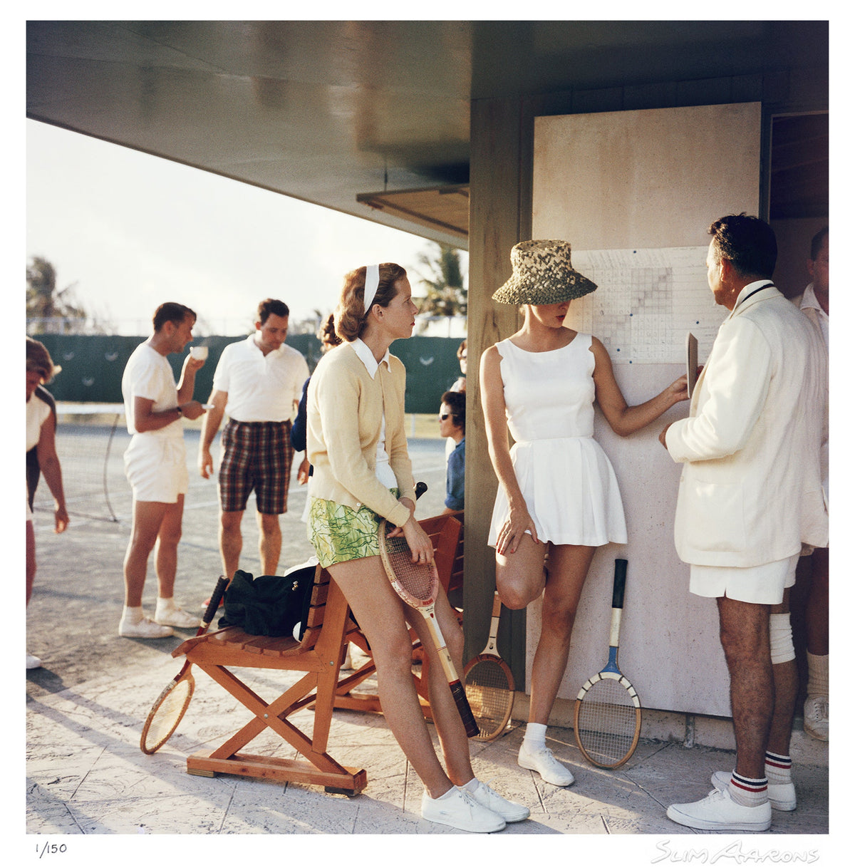 tennis in the bahamas - Slim Aarons - Limited Edition - Estate Stamped - Photography - Getty Images