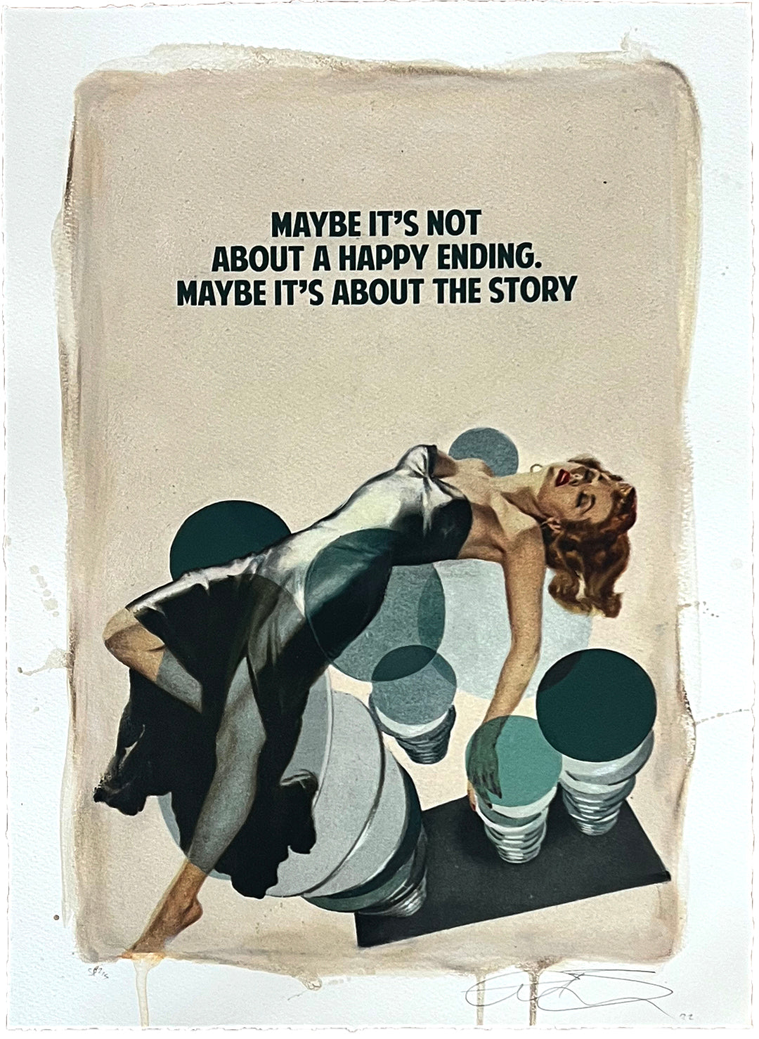 maybe-its-not-about-a-happy-ending-cream-The Connor Brothers-Limited Edition Art Print-1080x1479