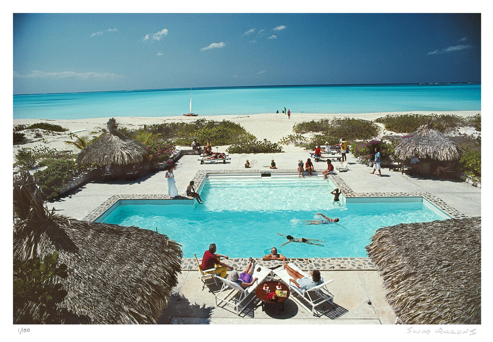 the meridian club - Slim Aarons - Limited Edition - Estate Stamped - Photography - Getty Images
