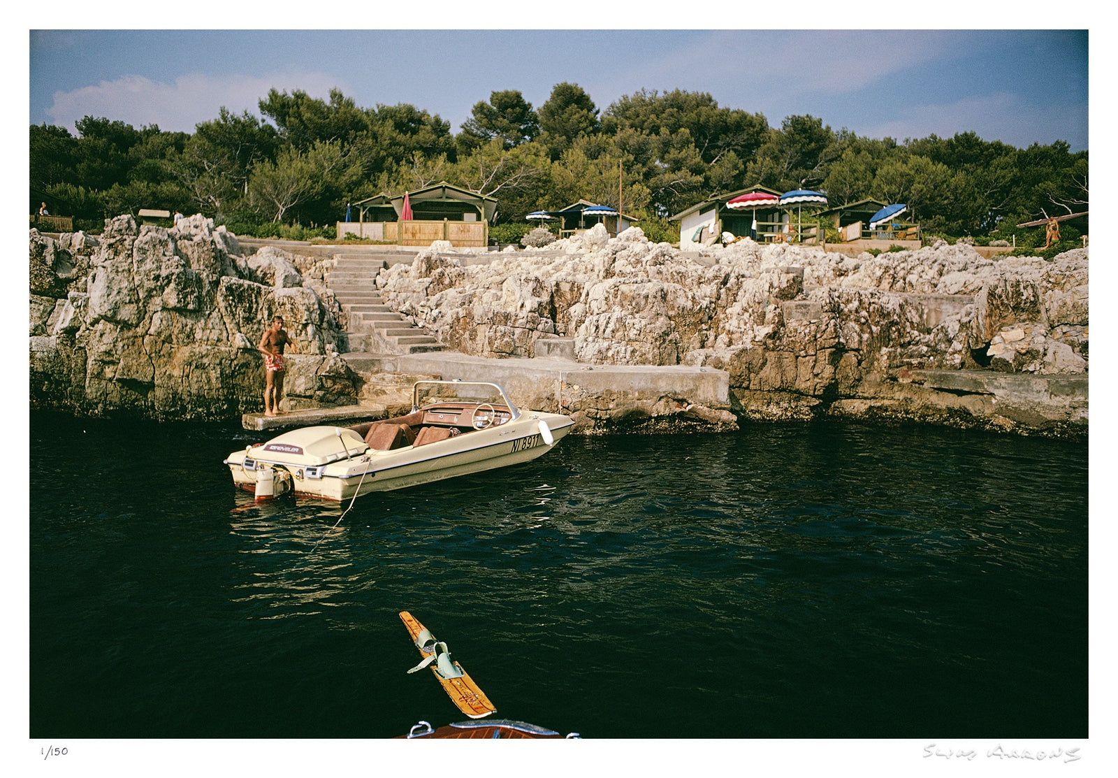towboat at hotel du cap eden roc - Slim Aarons - Limited Edition - Estate Stamped - Photography - Getty Images