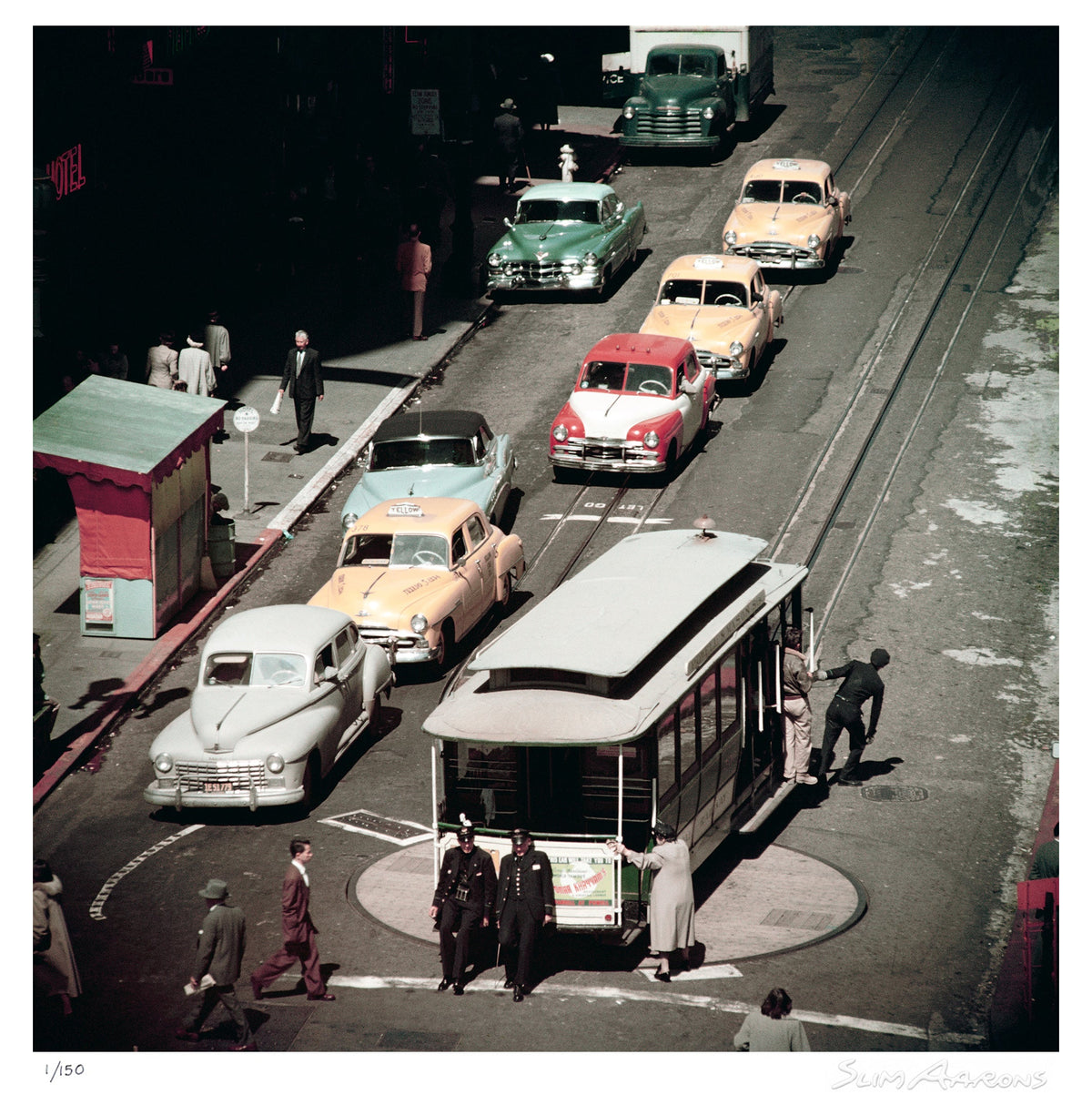 tram turntable - Slim Aarons - Limited Edition - Estate Stamped - Photography - Getty Images
