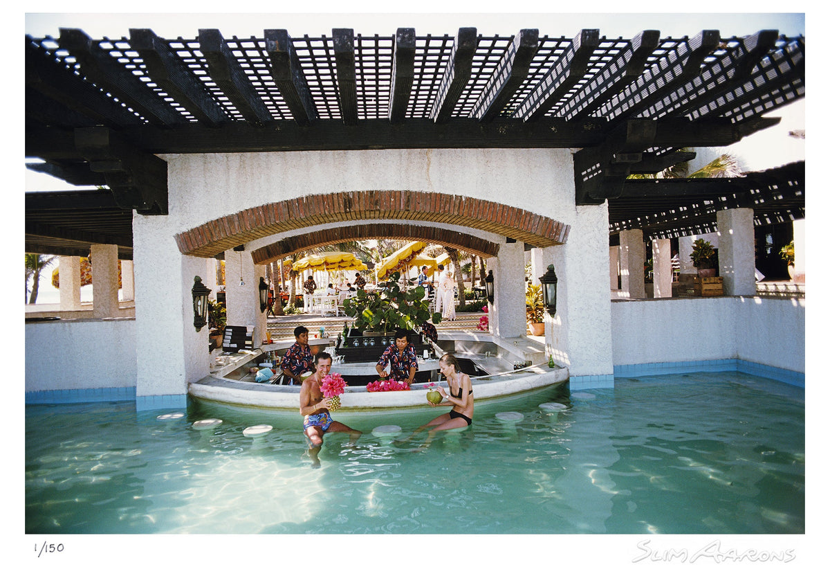tres vidas acapulco 2 - Slim Aarons - Limited Edition - Estate Stamped - Photography - Getty Images