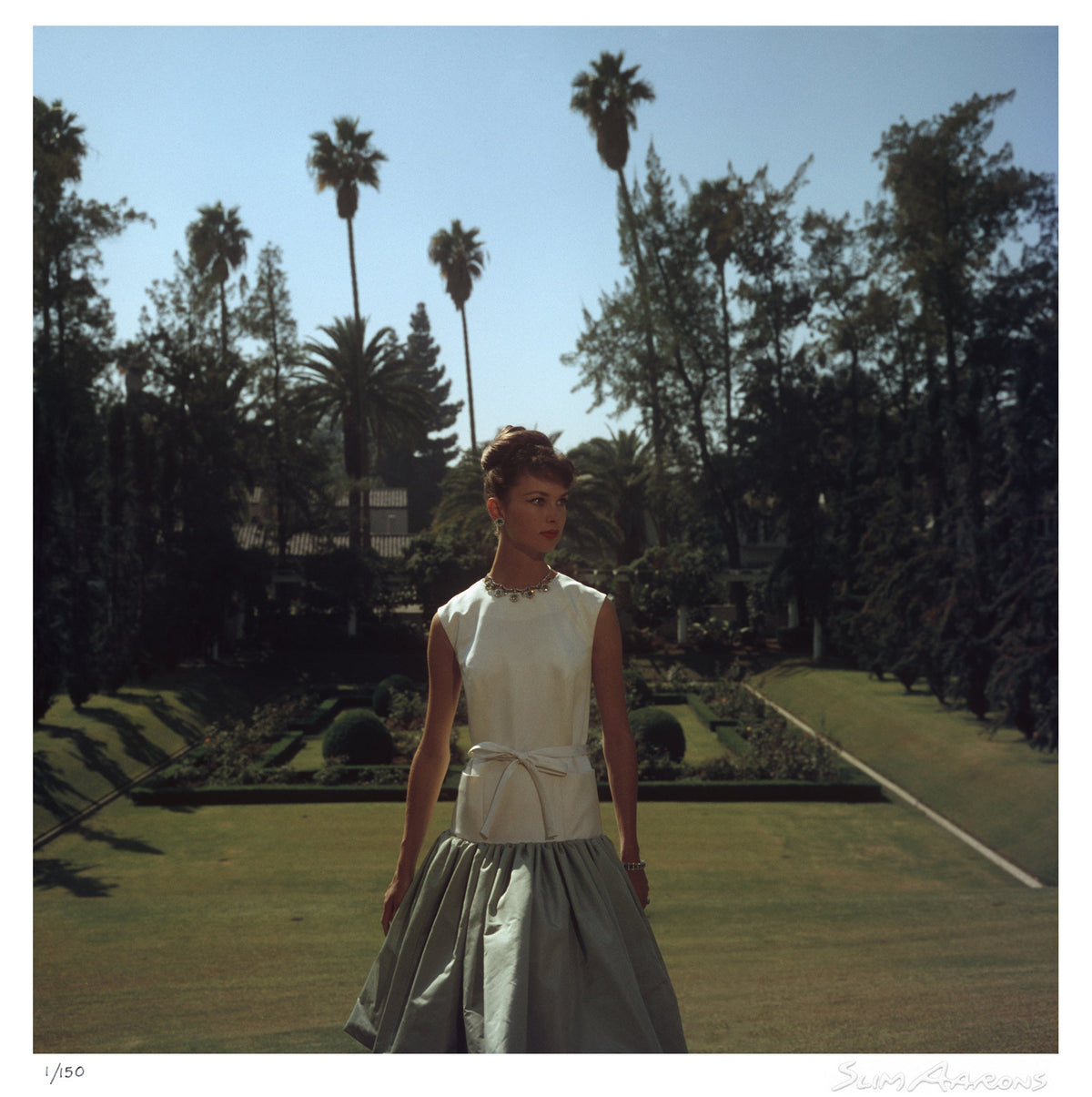 two tone dress - Slim Aarons - Limited Edition - Estate Stamped - Photography - Getty Images