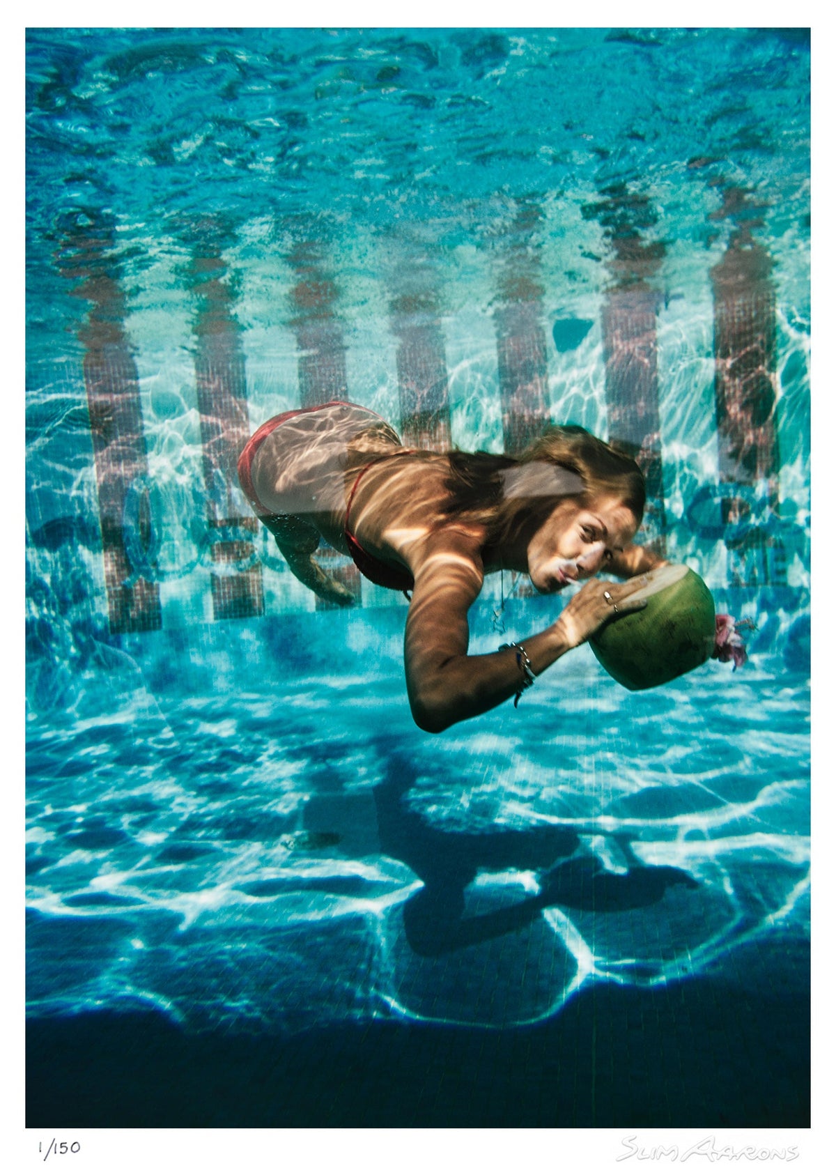 underwater drink - Slim Aarons - Limited Edition - Estate Stamped - Photography - Getty Images
