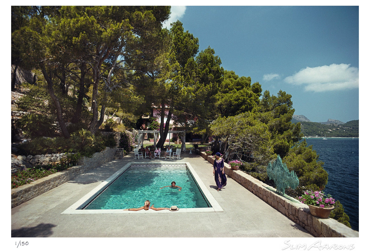 vanes villa - Slim Aarons - Limited Edition - Estate Stamped - Photography - Getty Images