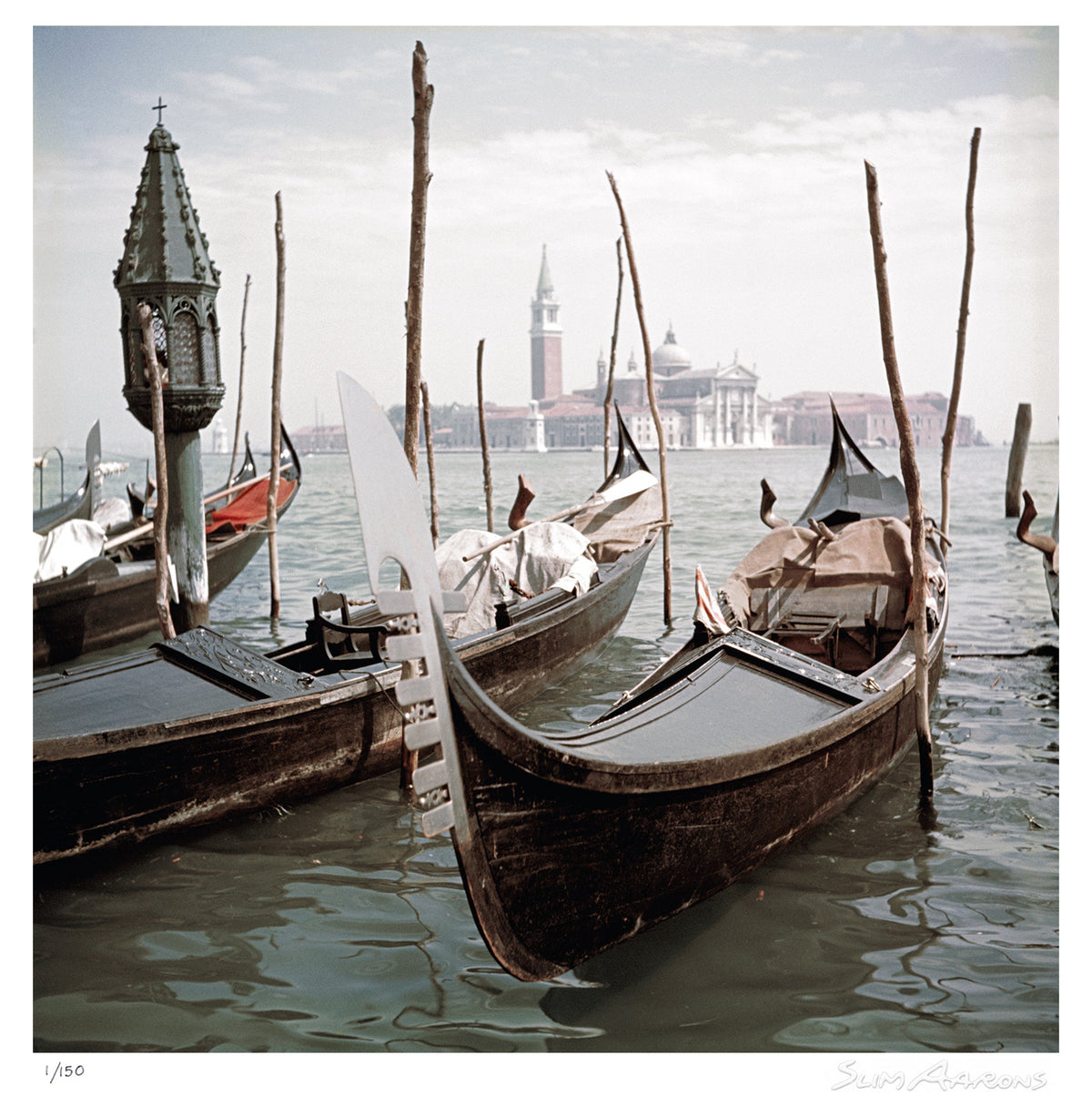 venice gondolas - Slim Aarons - Limited Edition - Estate Stamped - Photography - Getty Images