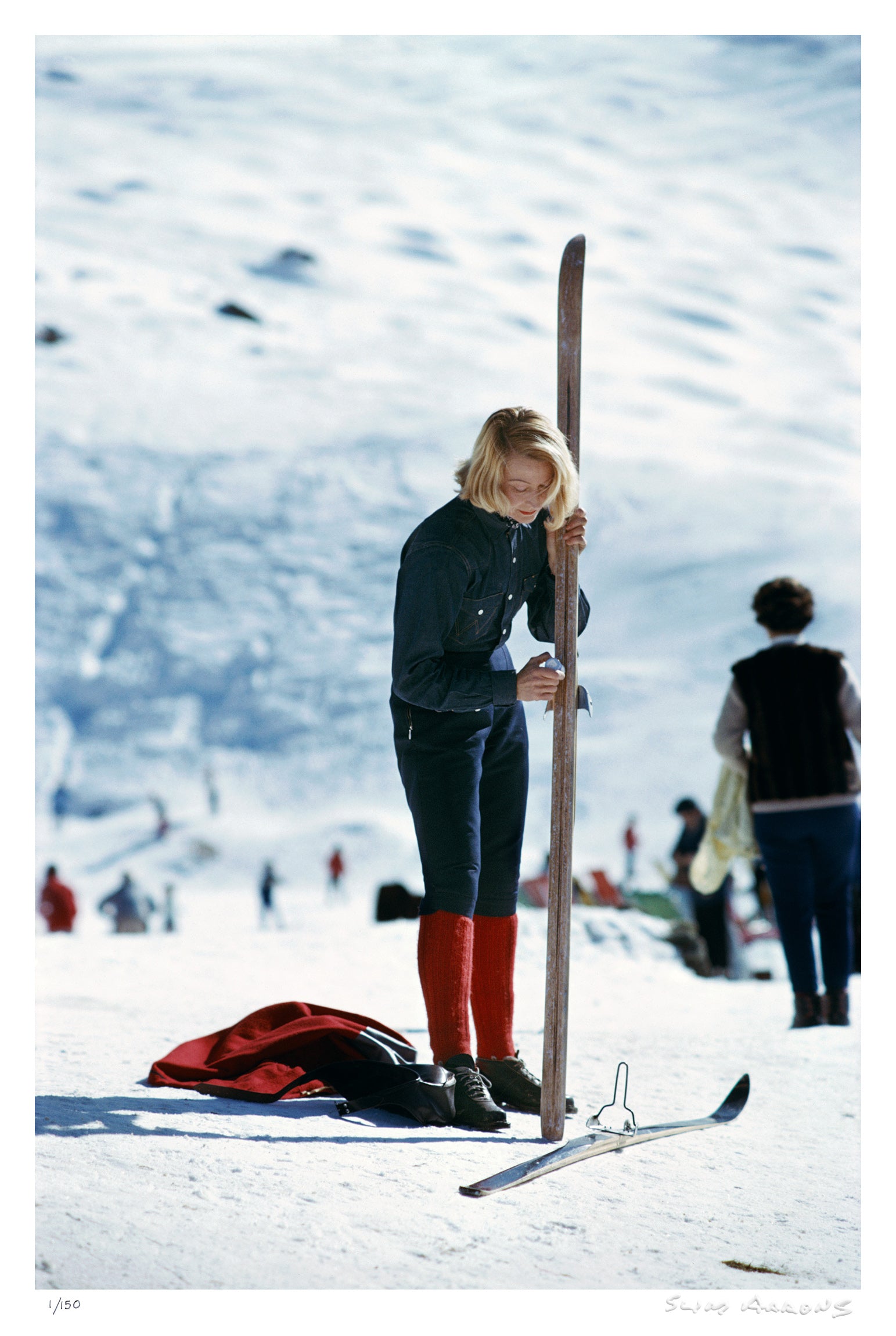 verbier skier - Slim Aarons - Limited Edition - Estate Stamped - Photography - Getty Images