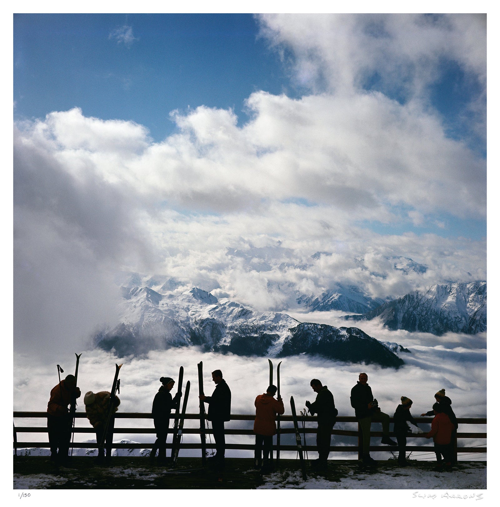 verbier view - Slim Aarons - Limited Edition - Estate Stamped - Photography - Getty Images