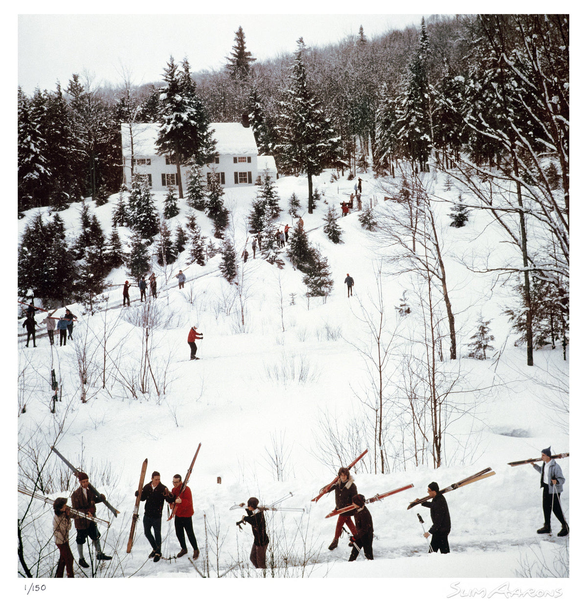 vermont winter - Slim Aarons - Limited Edition - Estate Stamped - Photography - Getty Images