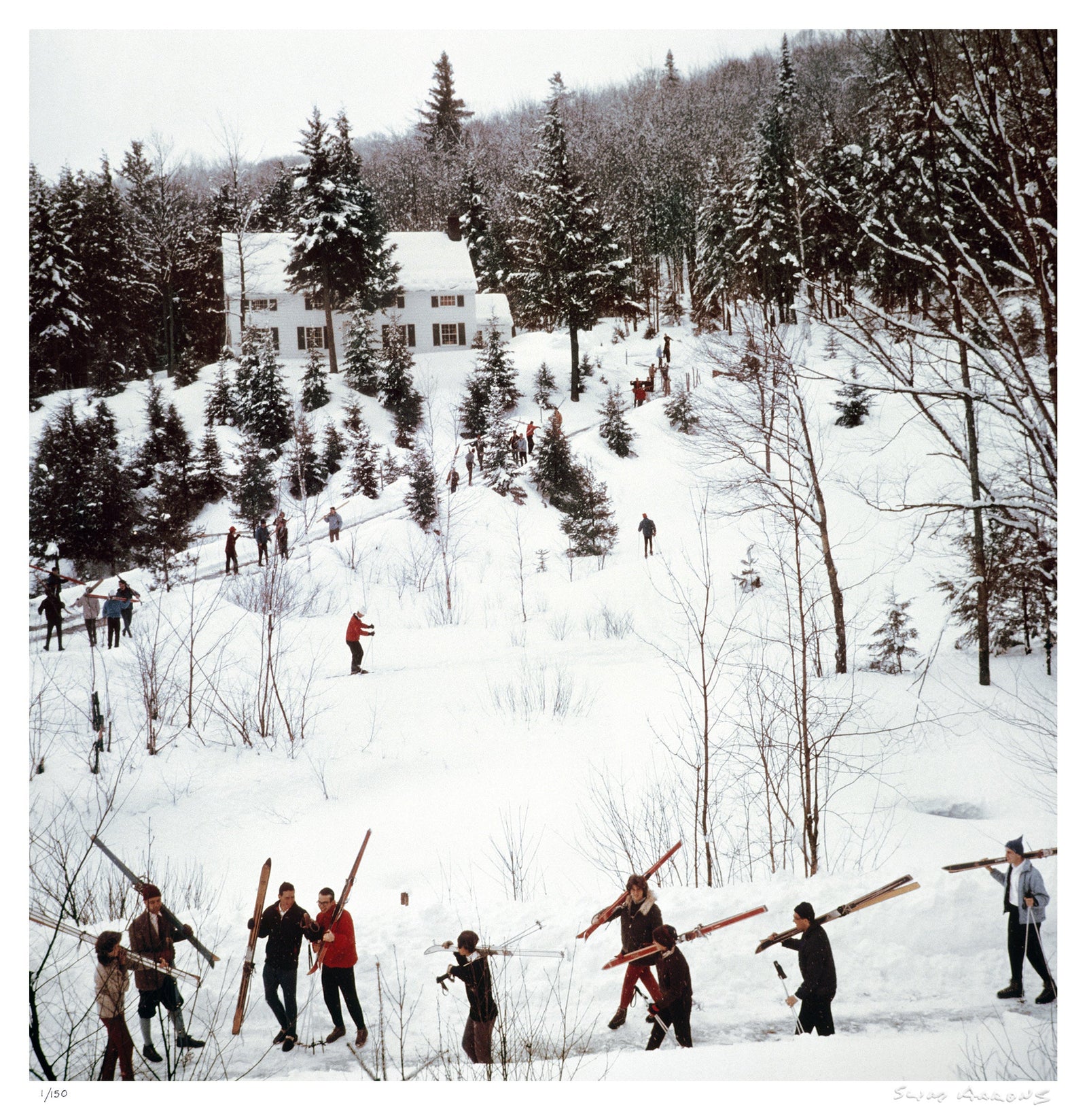 vermont winter - Slim Aarons - Limited Edition - Estate Stamped - Photography - Getty Images