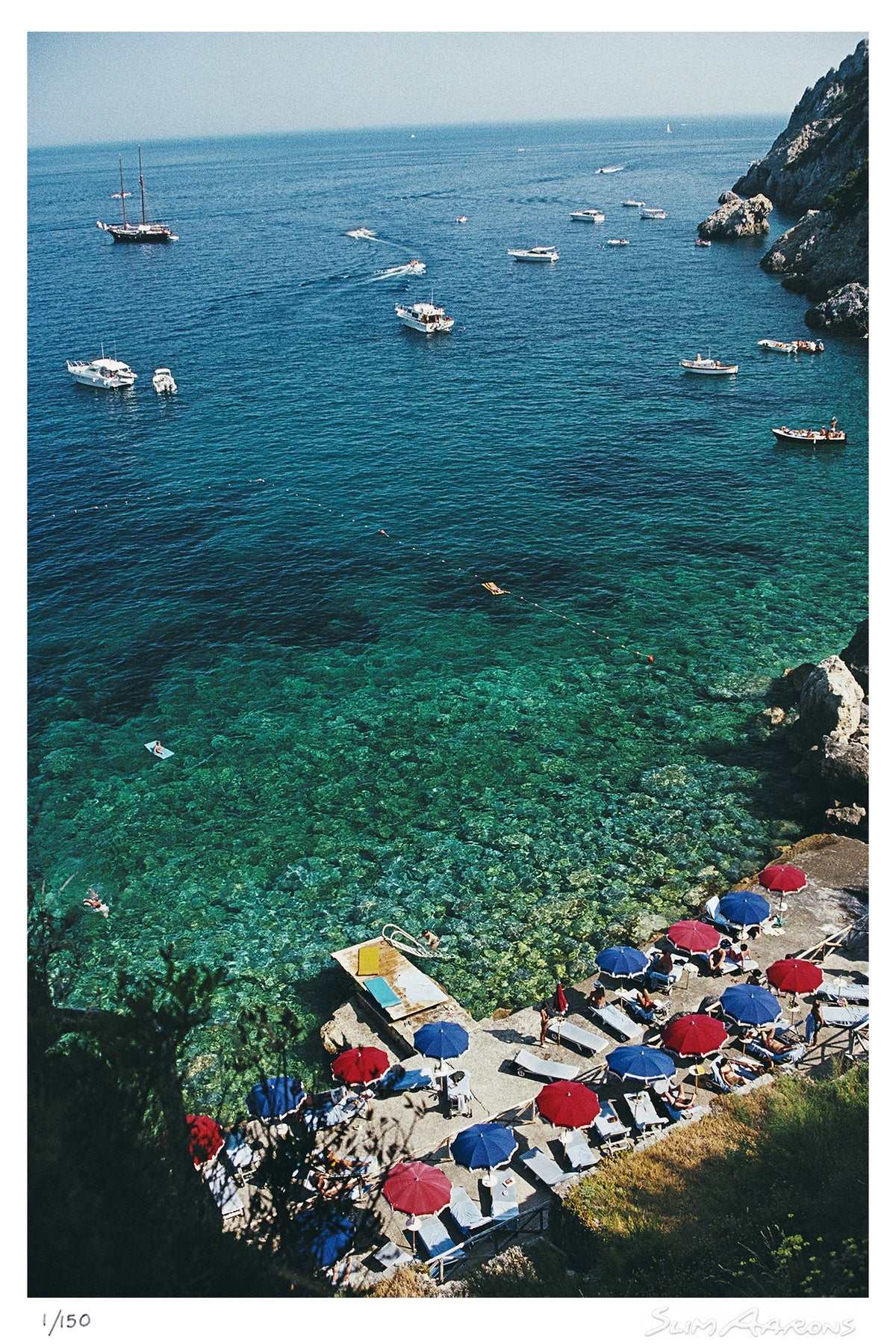 view from il pellicano - Slim Aarons - Limited Edition - Estate Stamped - Photography - Getty Images