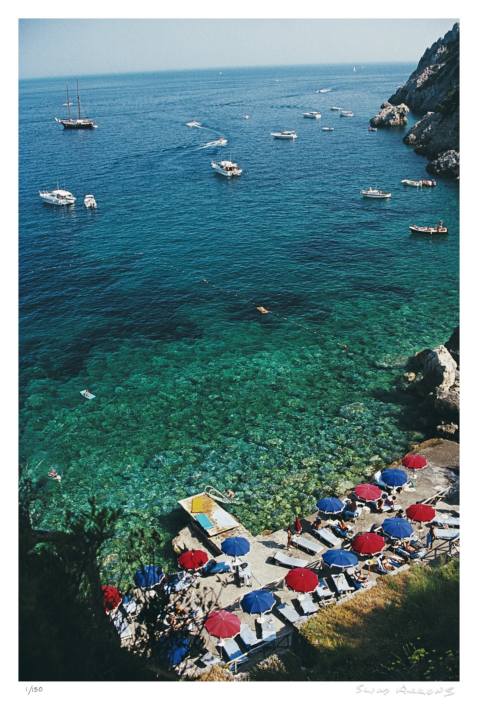 view from il pellicano - Slim Aarons - Limited Edition - Estate Stamped - Photography - Getty Images