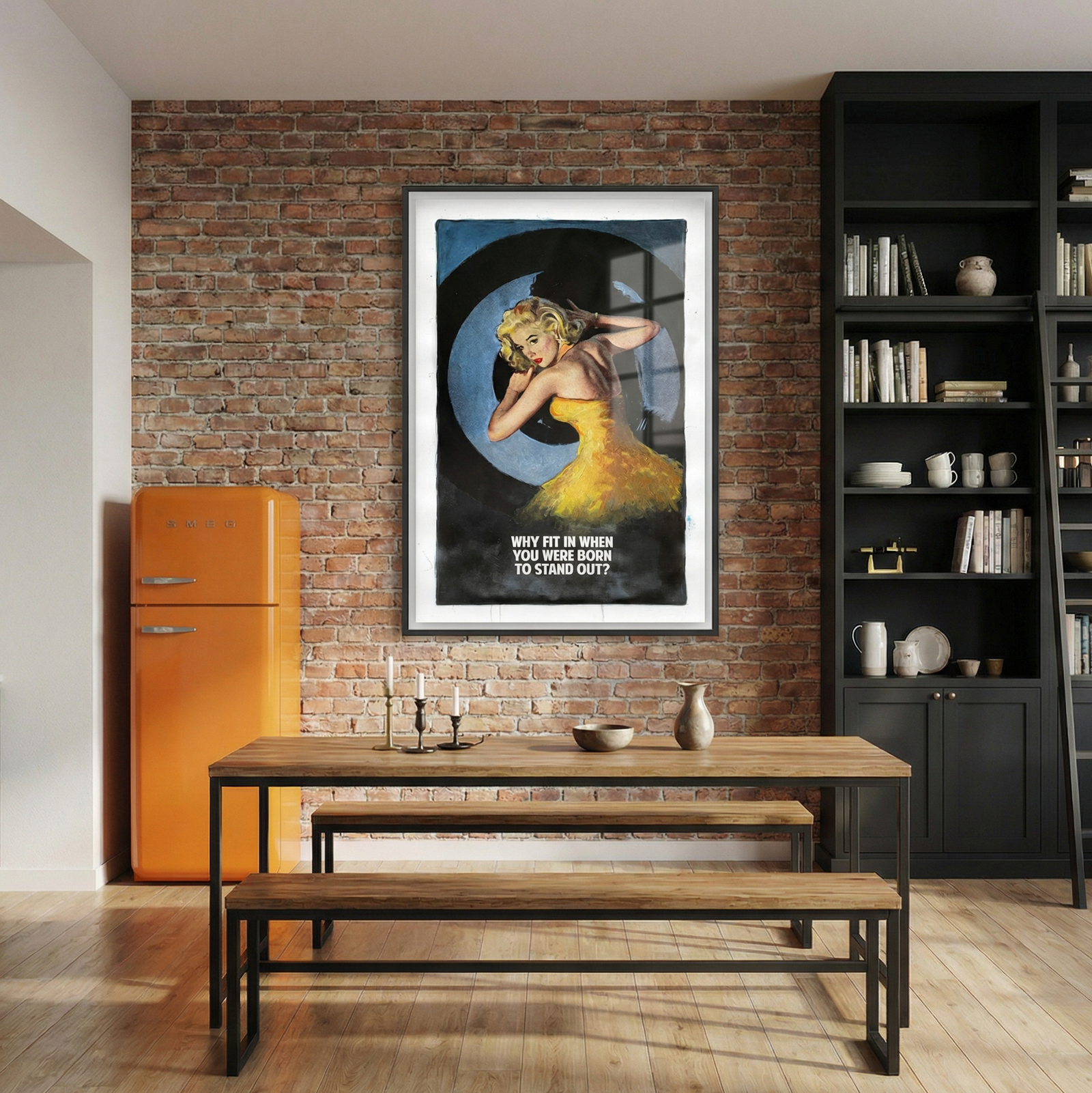 why-fit-in-blue-The Connor Brothers-Limited Edition Art Print-1031x1649