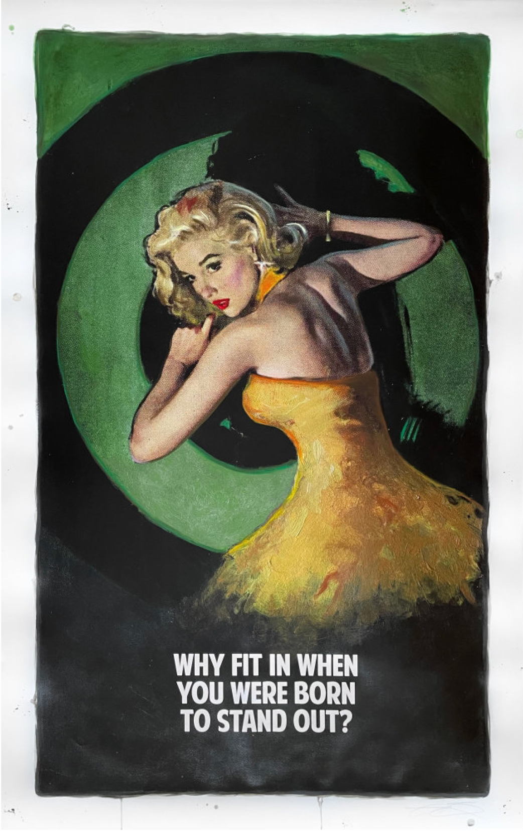 why-fit-in-green-The Connor Brothers-Limited Edition Art Print-1042x1658